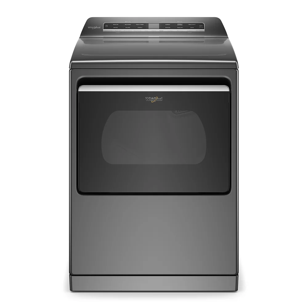 Whirlpool 7.4 cu ft Chrome Shadow Electric Top Load Clothes Dryer