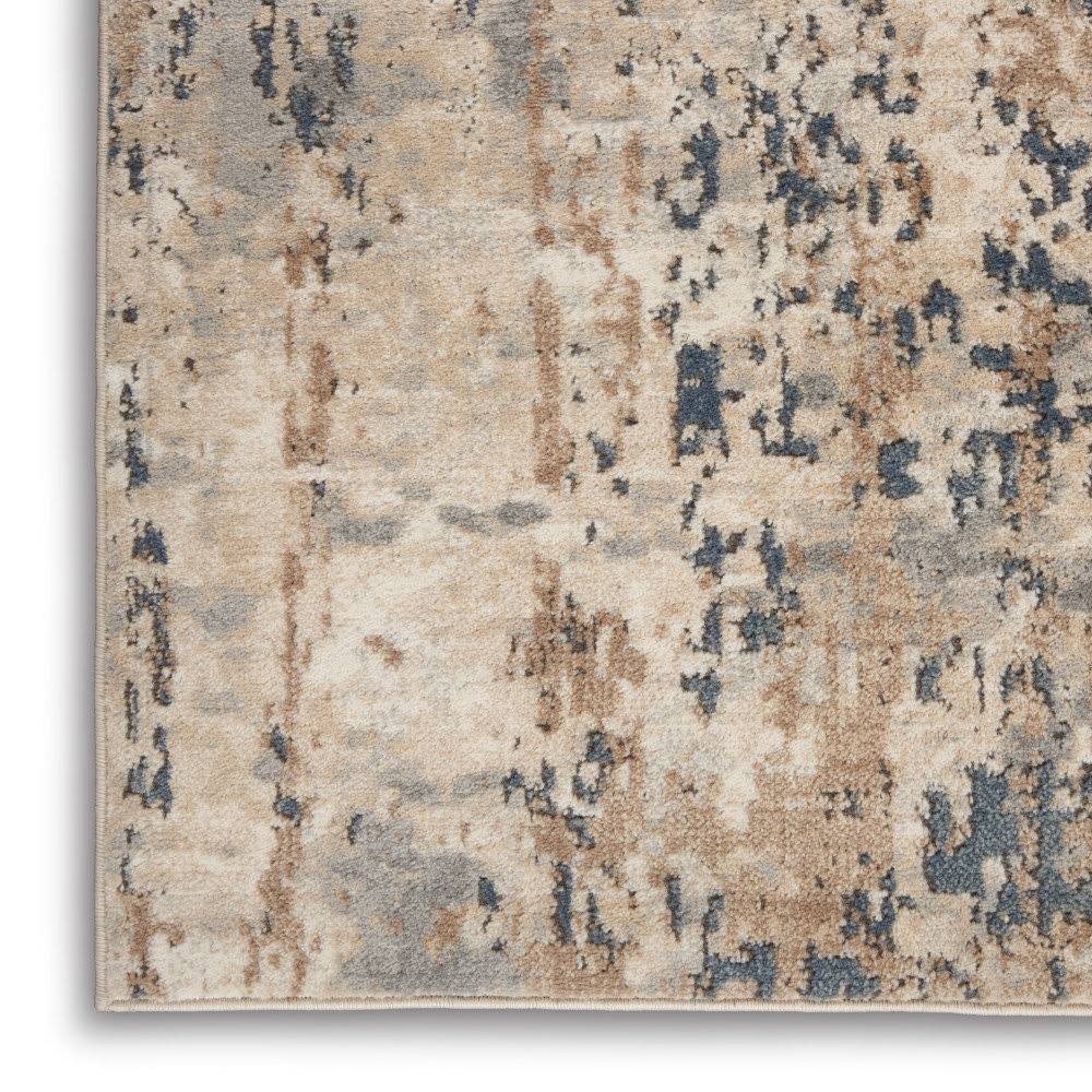 Addie Abstract Beige/Gray Area Rug Mercury Row Rug Size: Runner 2'2