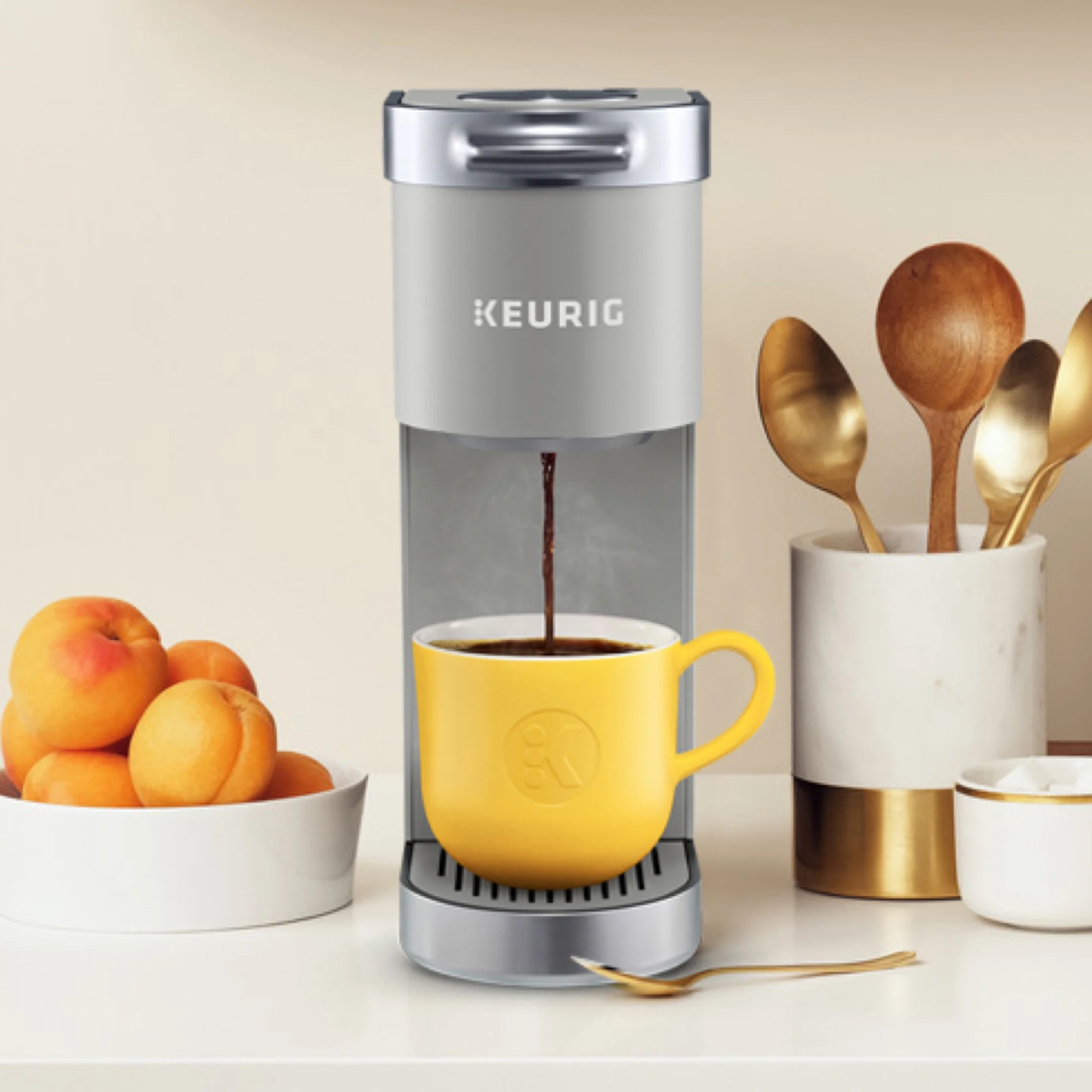 Keurig K - Mini Plus Single Serve K - Cup Pod Coffee Maker, Dusty Rosé