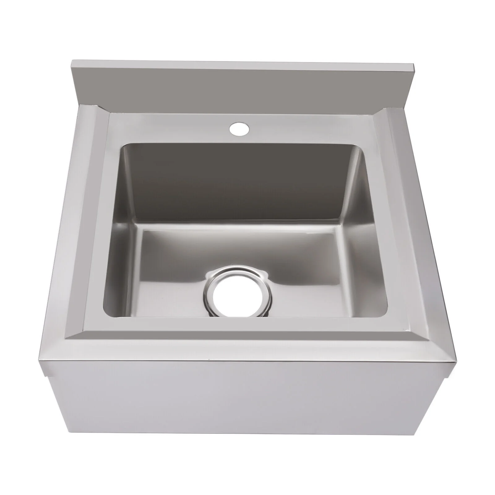 Commercial Utility Sink Stainless 1 Compartment Kitchen Sink 21.6*33.4*19.6