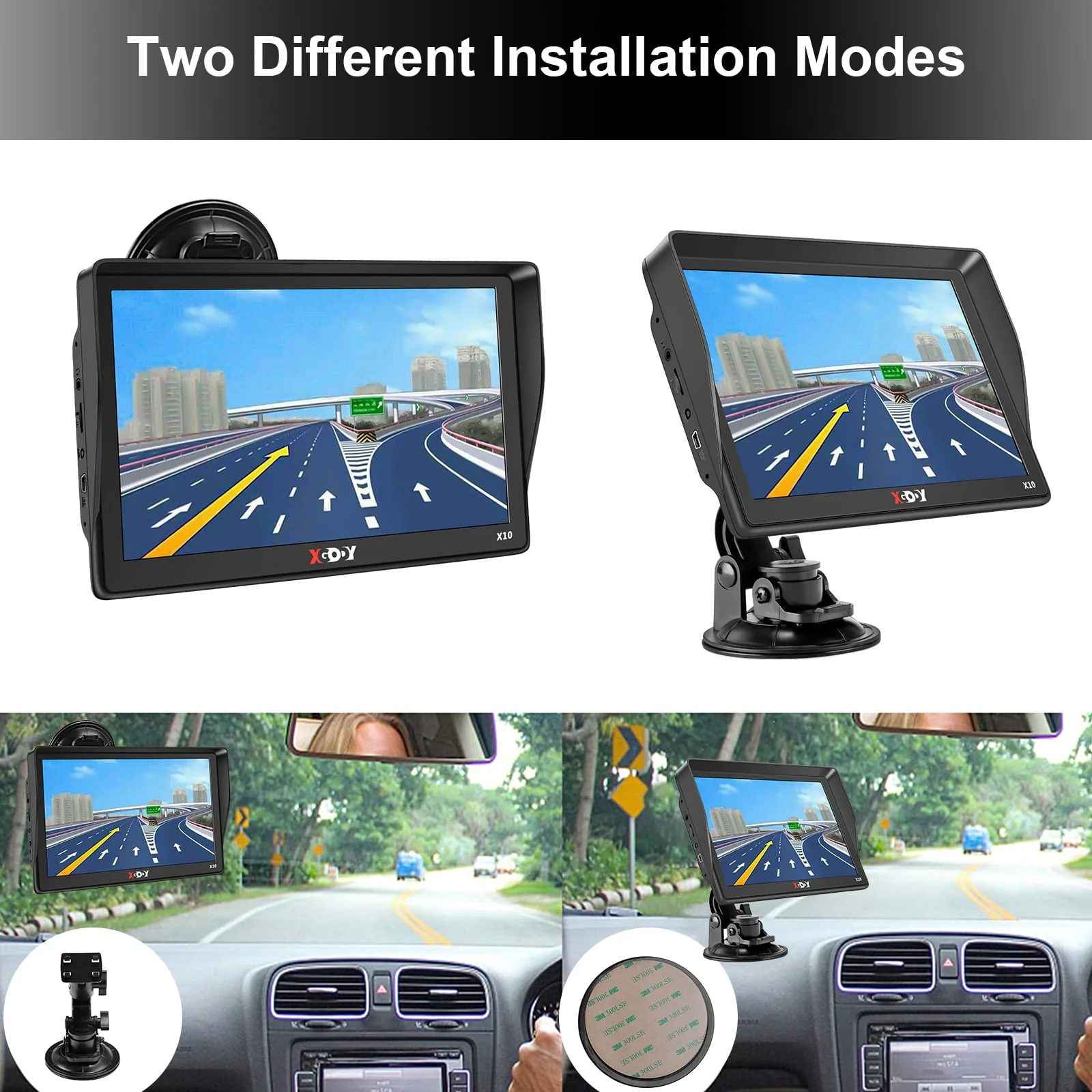 XGODY Bluetooth Truck GPS 9