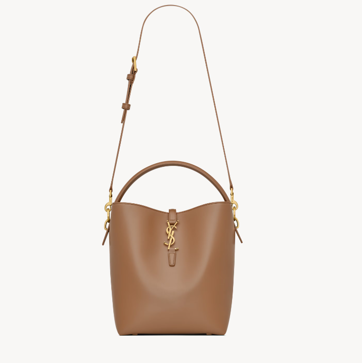 Y LE 37 IN SHINY LEATHER BAG