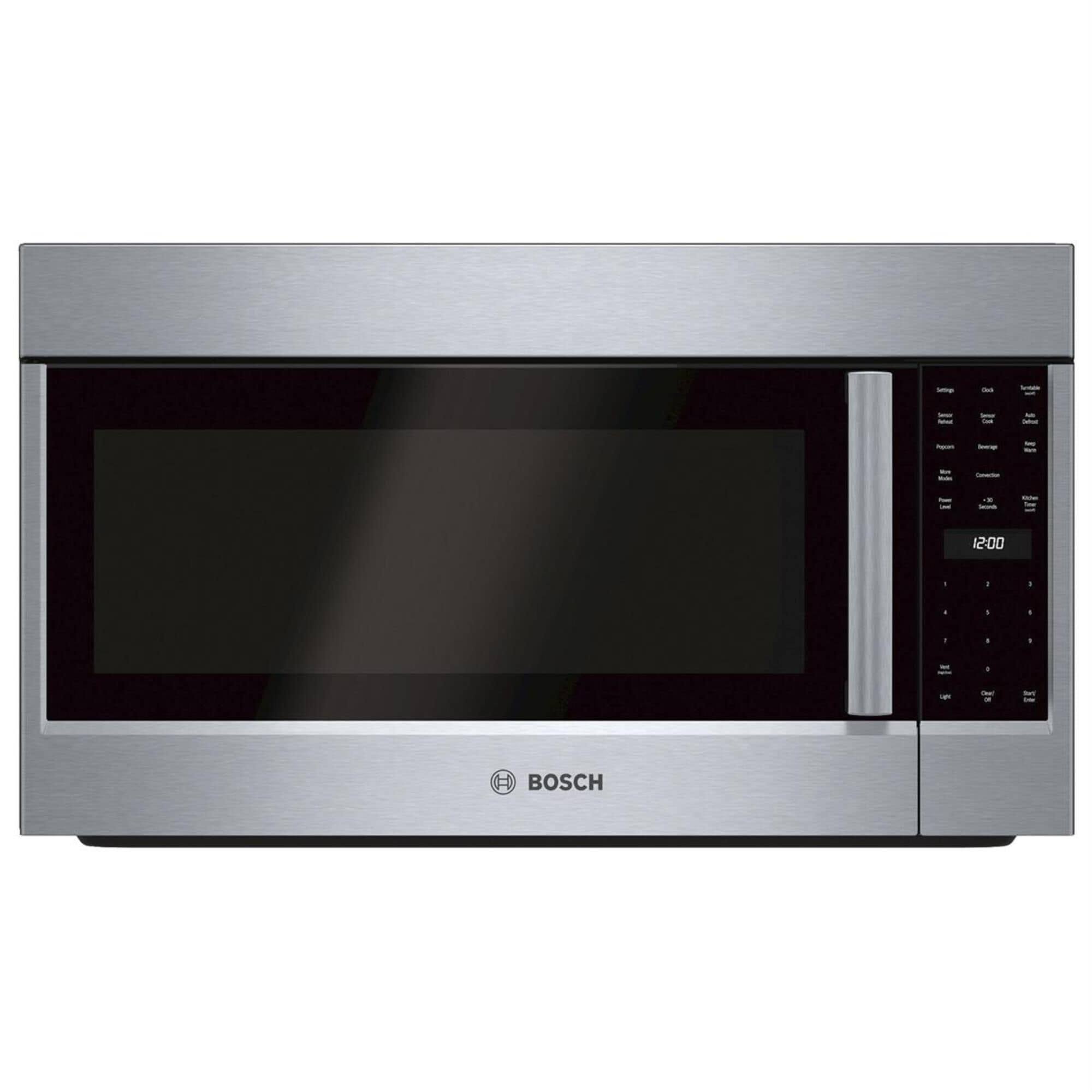 Bosch - 800 Series 1.8 Cu. ft. Convection Over-The-Range Microwave - Stainless Steel