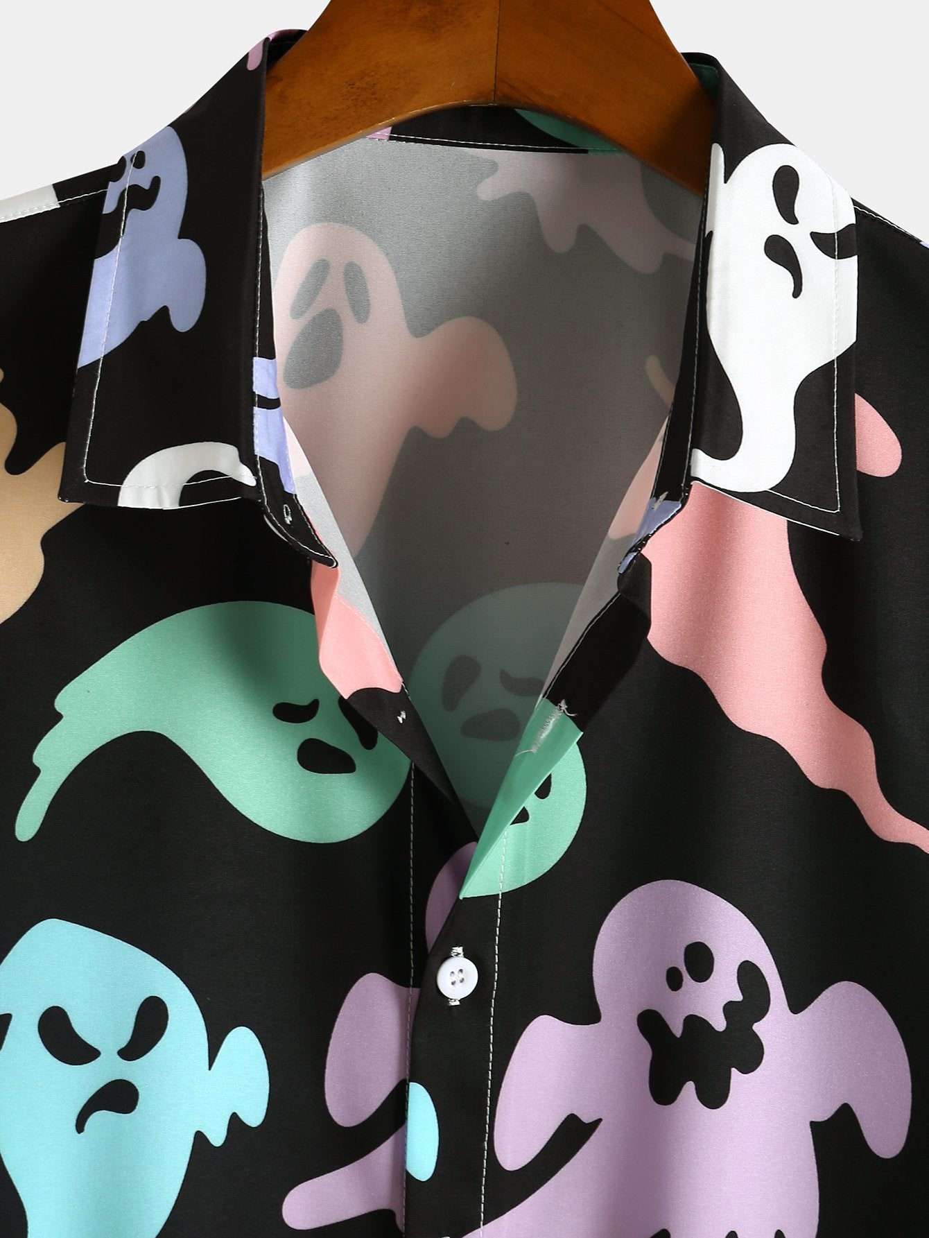 T-shirt à imprimé fantôme amusant