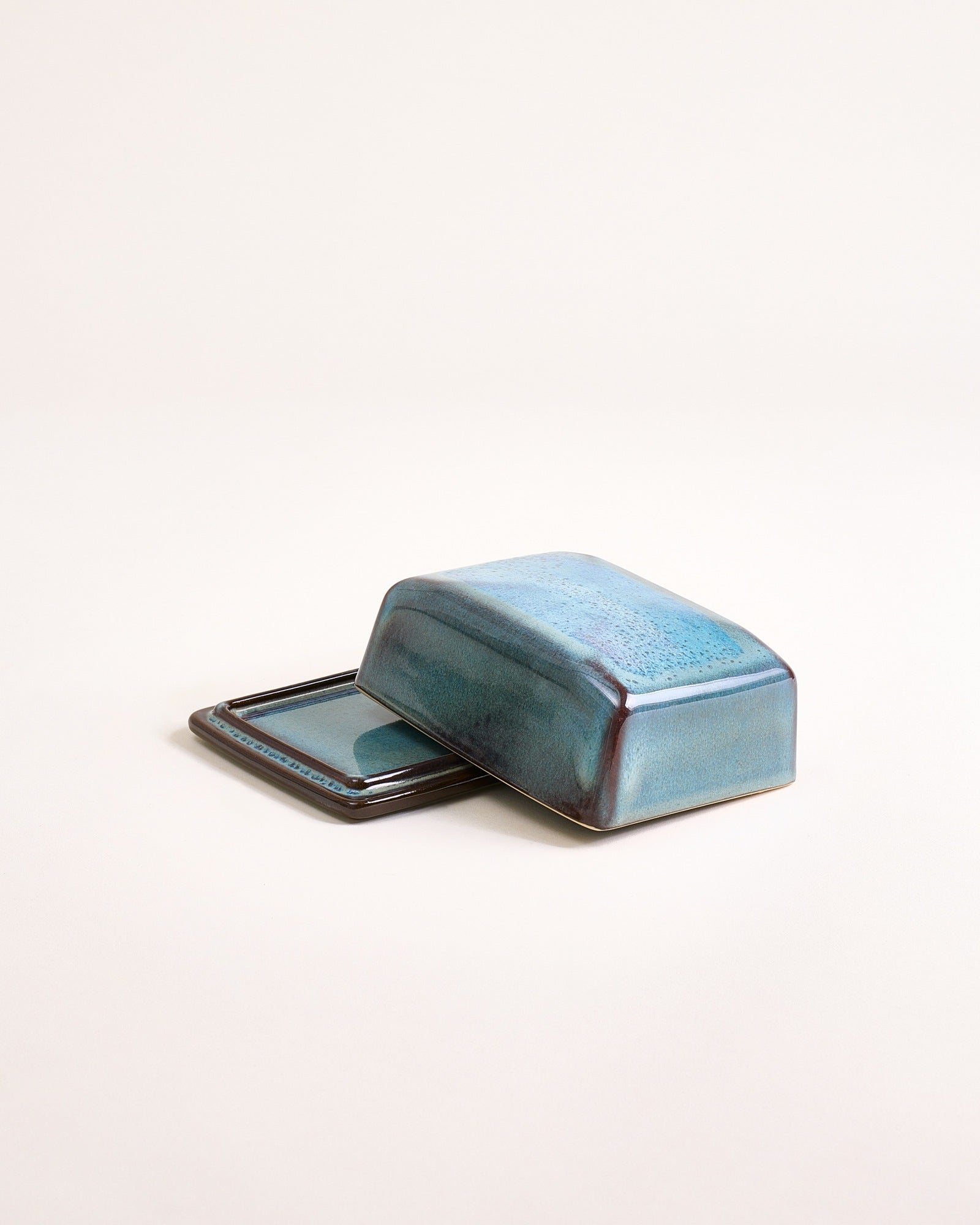 MADEIRA - BUTTER DISH GREEN-BLUE