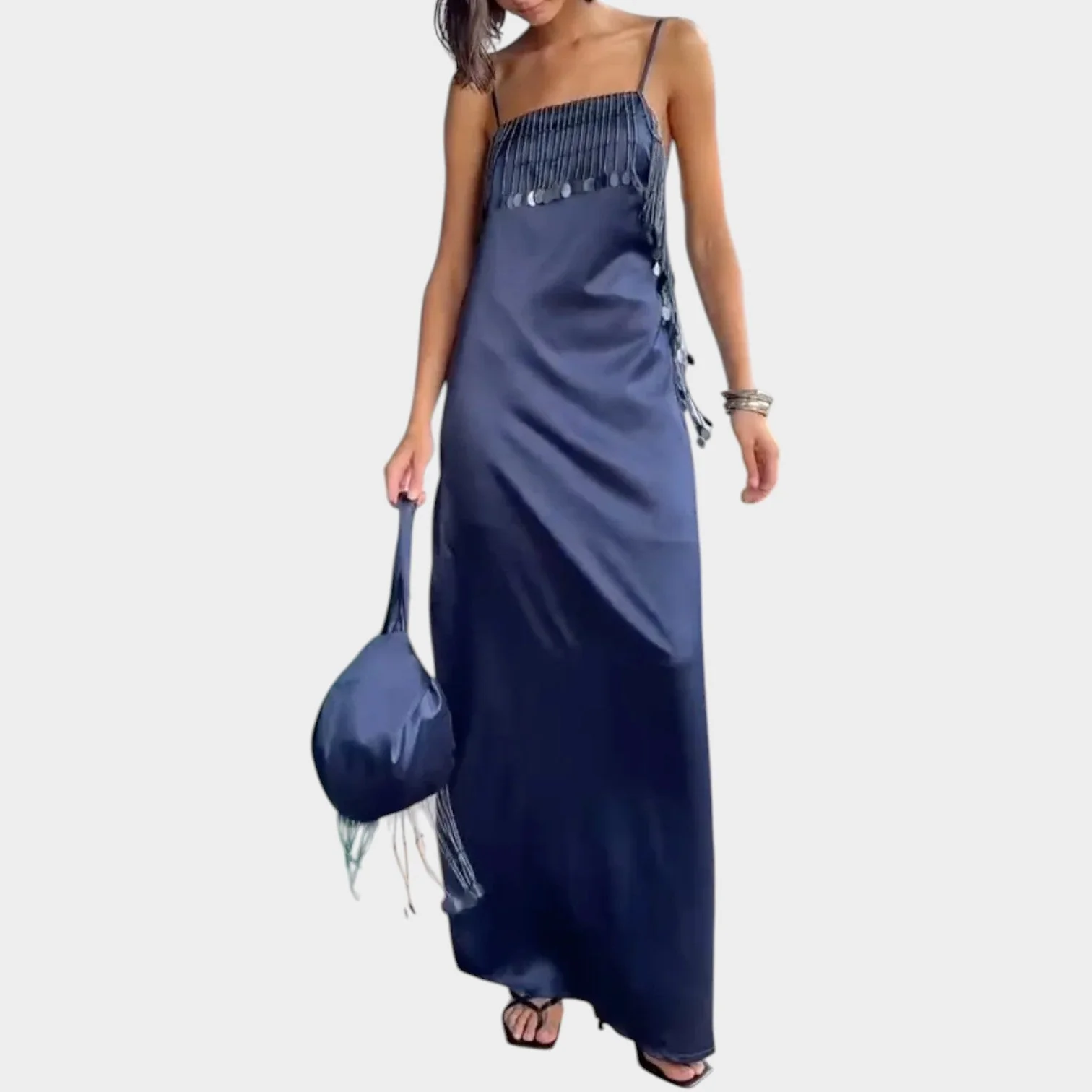 Robe longue nuisette sans effort pour femmes