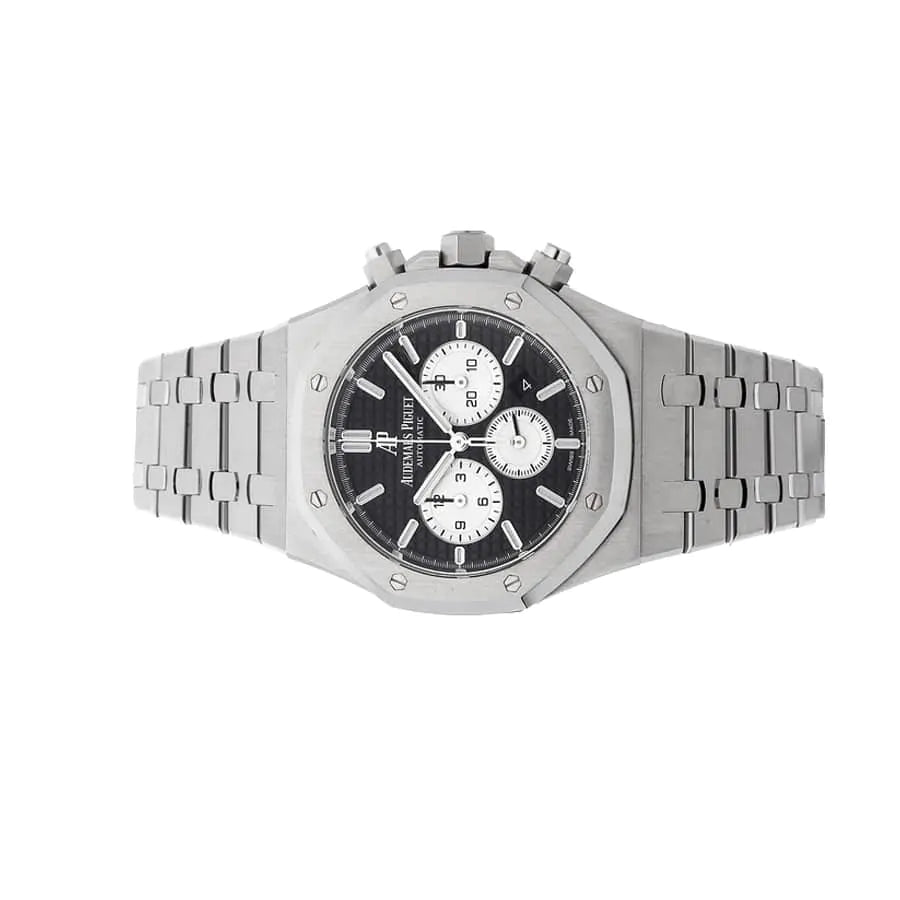 [Super Clone]Audemars Piguet Royal Oak Chronograph Watch-Black Dial 41mm