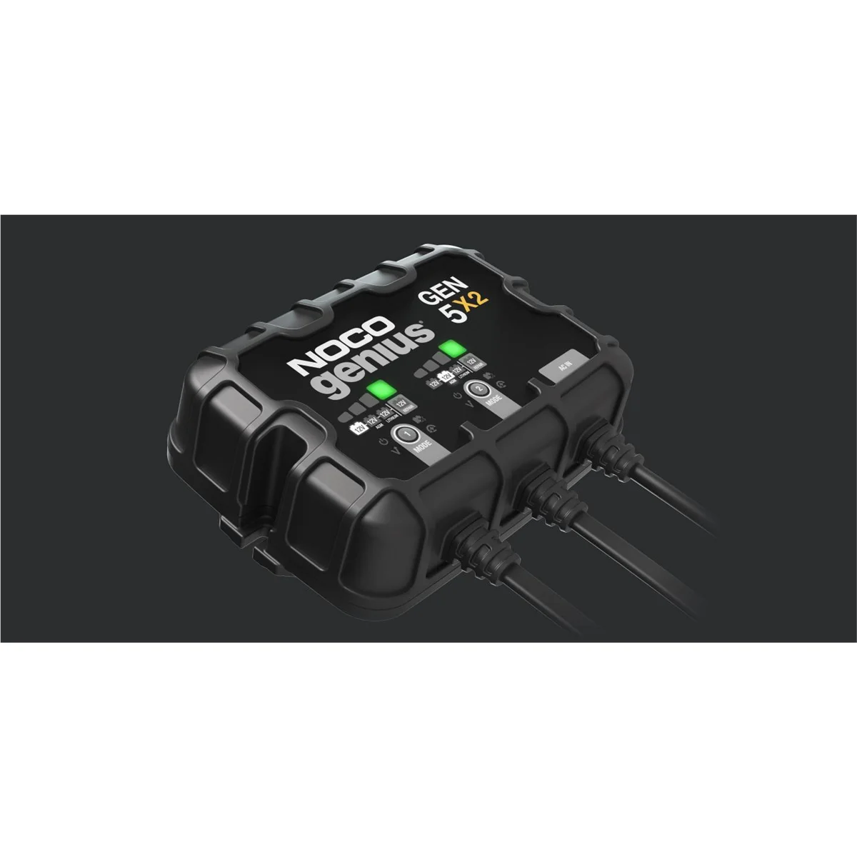 Genius GEN5X2: 2-Bank 10A (5A/Bank) 12V Onboard Battery Charger and Maintainer - Image 3