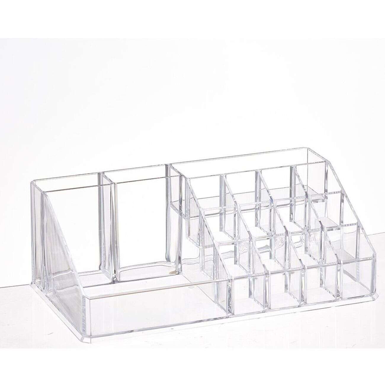 Organisateur transparent pour cosmétiques et pinceaux de maquillage