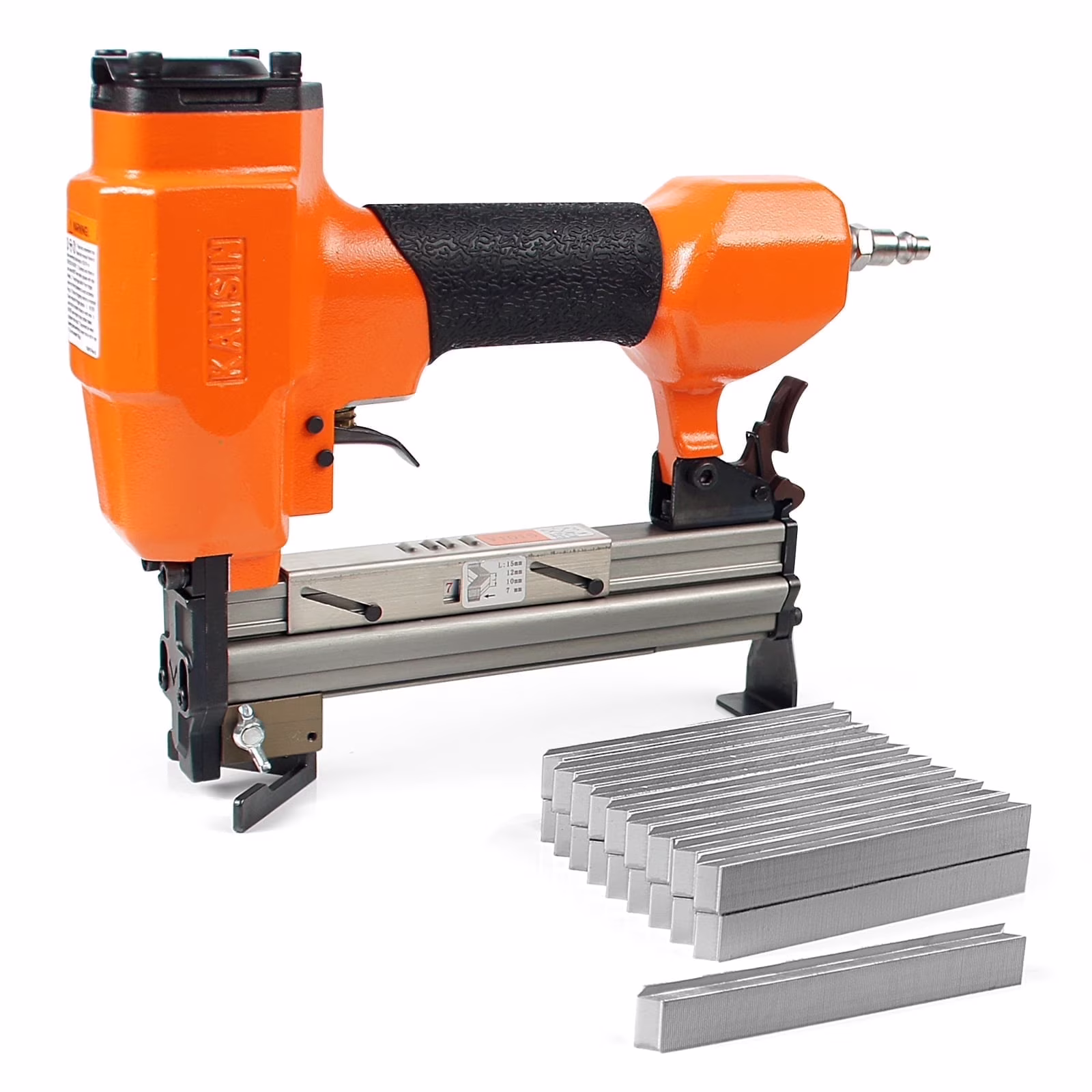 KAMSIN V1015 30 Gauge Pneumatic Framing Nail Gun, Picture Frame V Nailer 5/16'' to 19/32'', 1 Piece