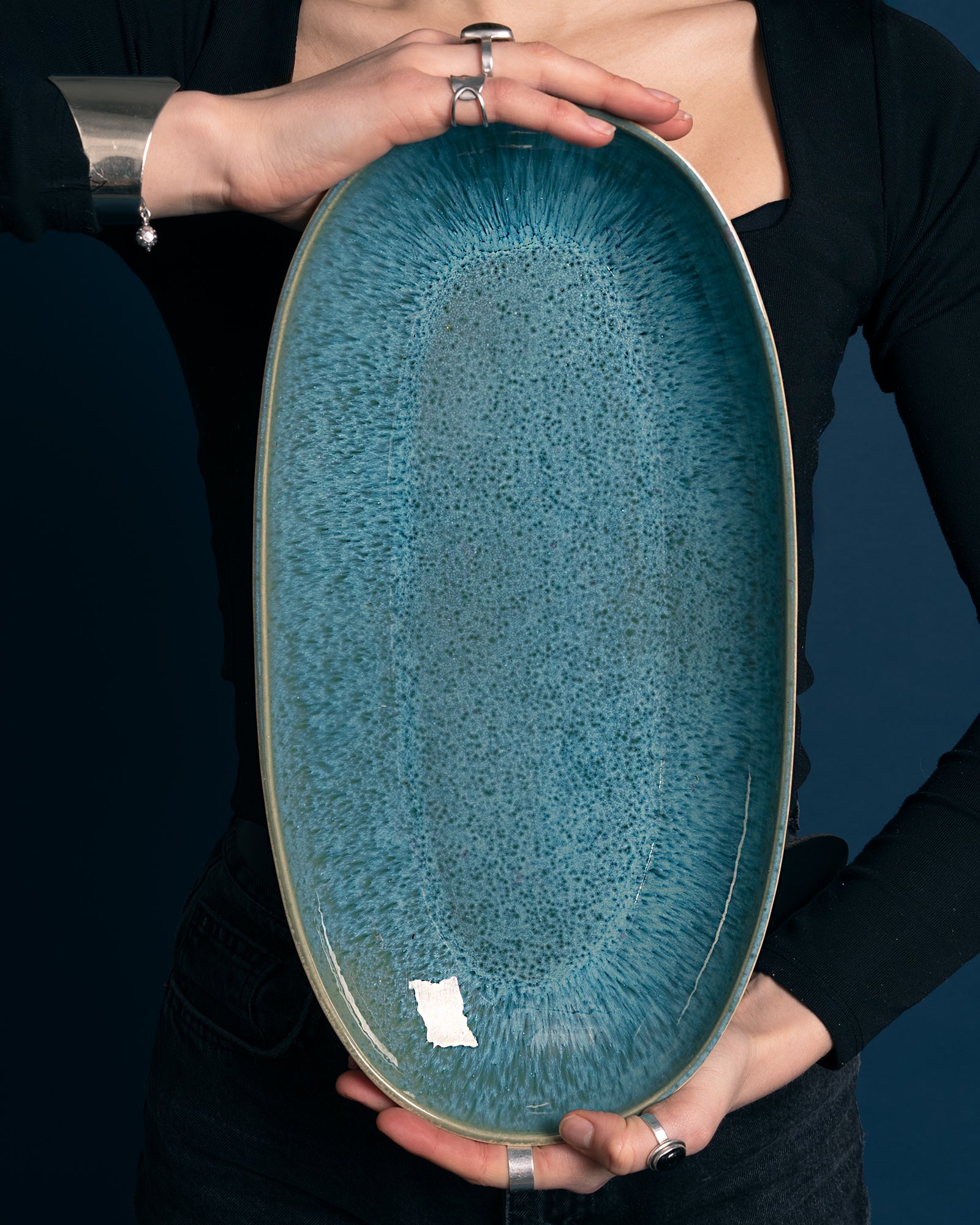 AREIA - SERVING PLATTER XL AQUA