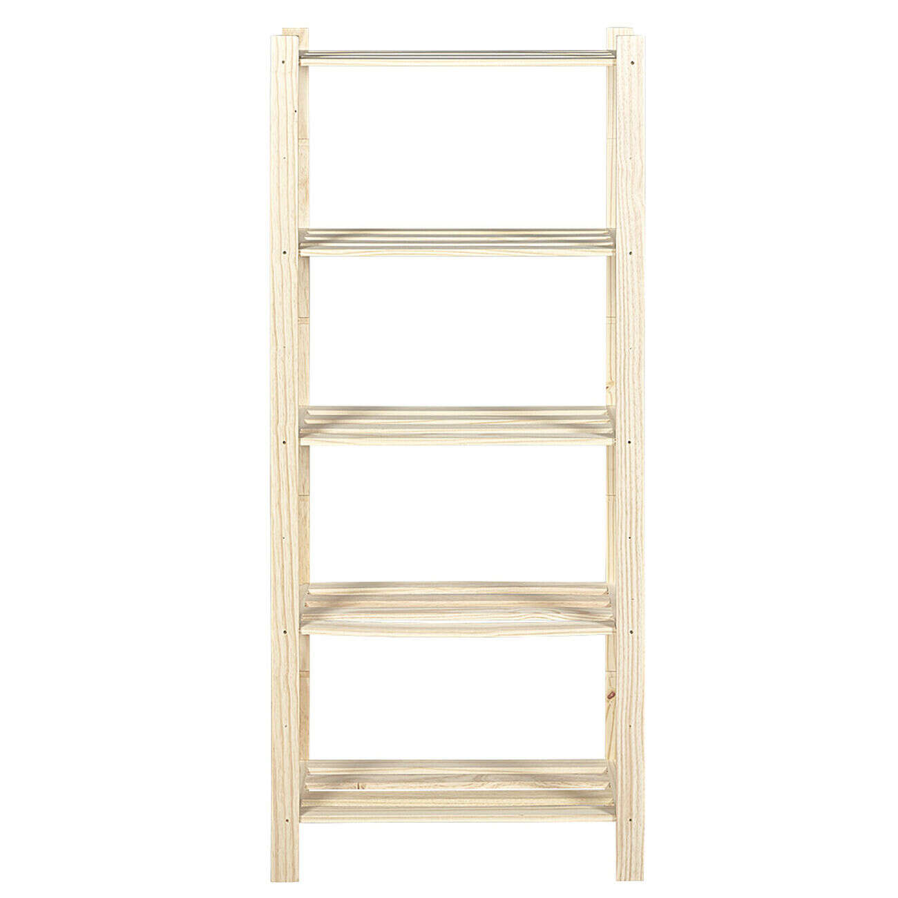 Étagère 5 niveaux en pin massif