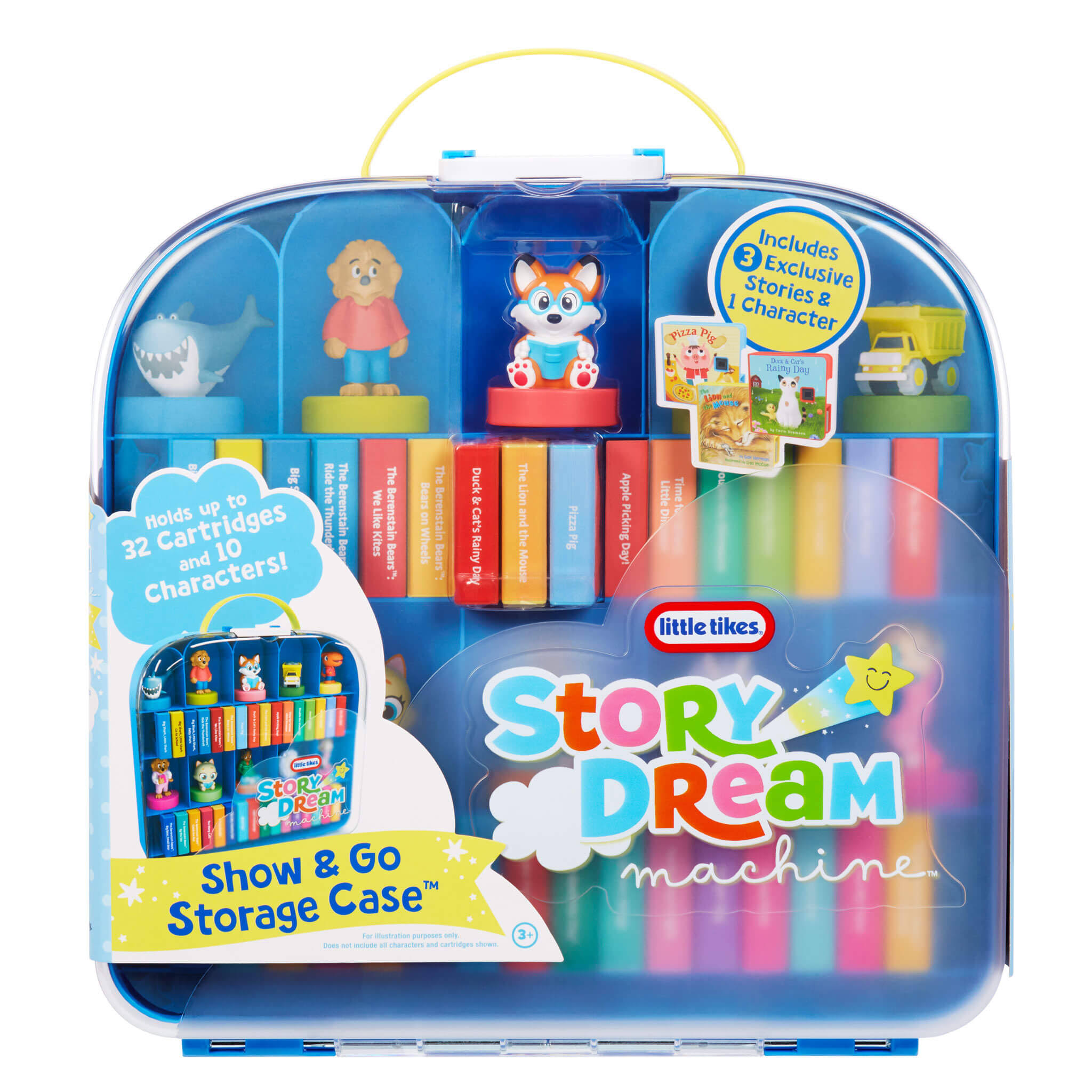 Little Tikes Story Dream Machine Show & Go Storage Case, Exclusive Stories & Character