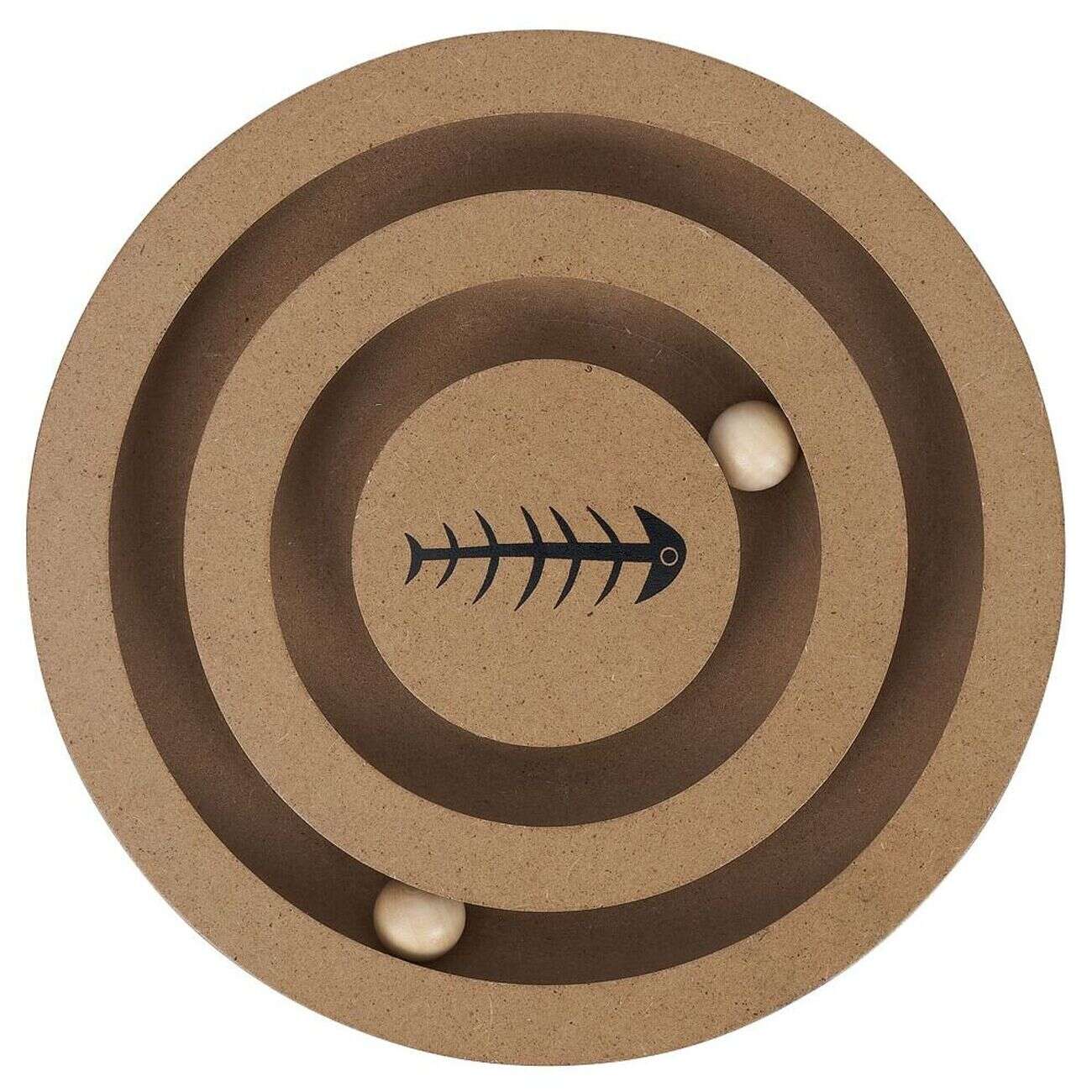 Jouet pour chat bois à poser Ø20cm