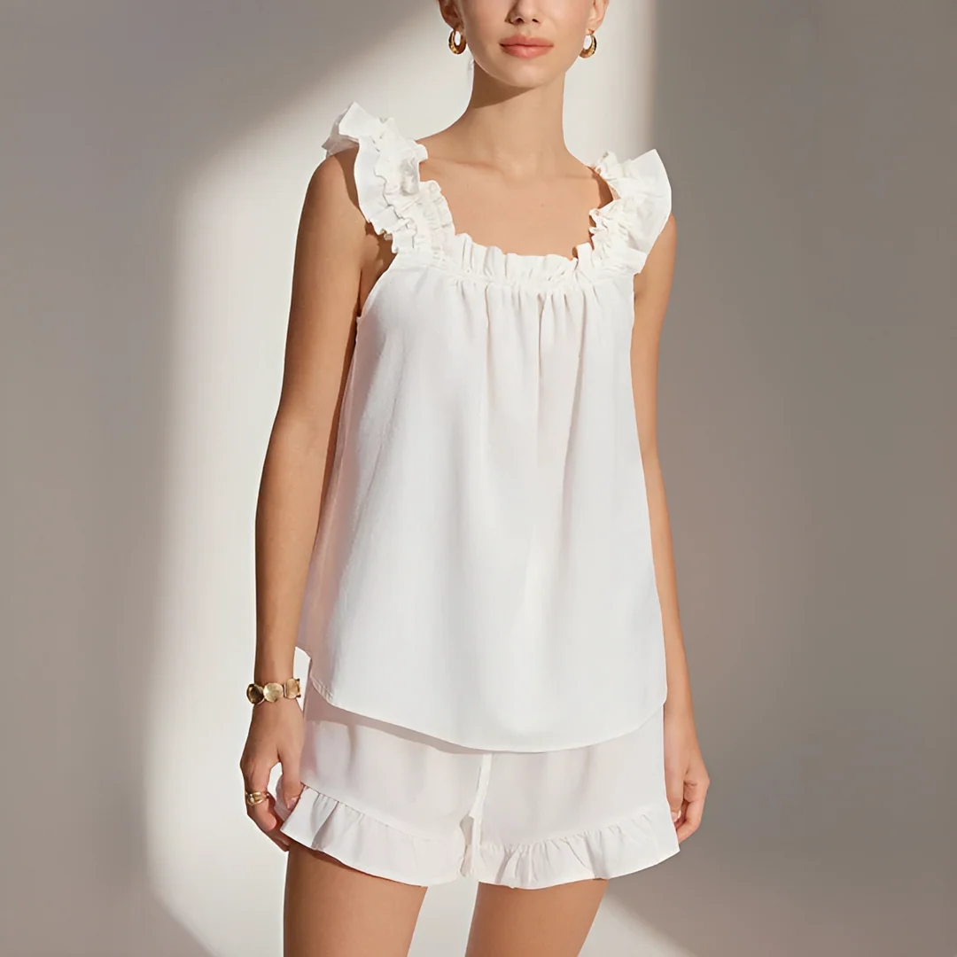 Marnie - Ensemble de shorts à froufrous
