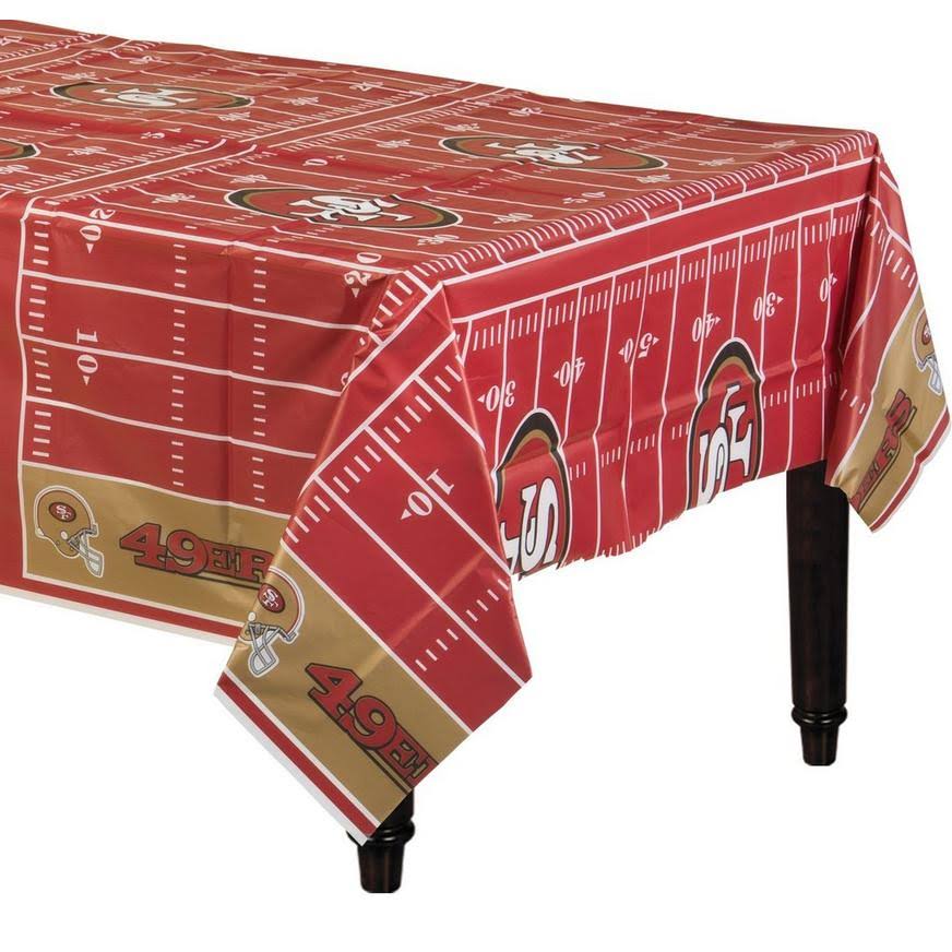 San Francisco 49ers Plastic Table Cover