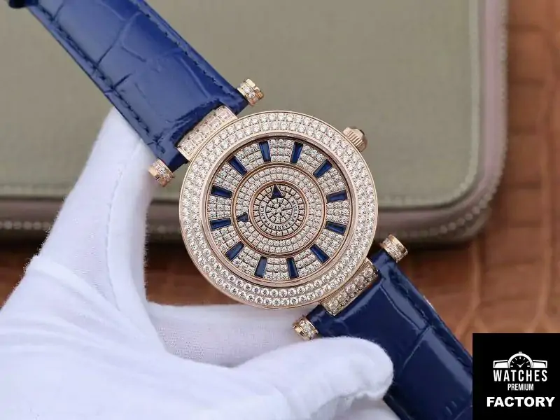 Franck Muller Double Mystery D 3R CD 42 Rose Gold Diamond Dial