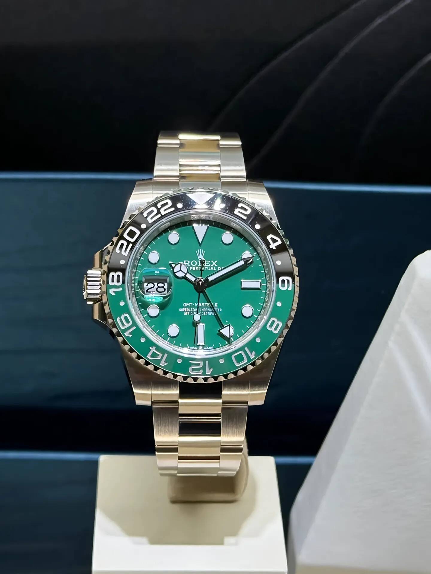 ROLEX 2025 グリニッジ GMT レフティモデル グリーンダイヤル機械式時計 40MM時計