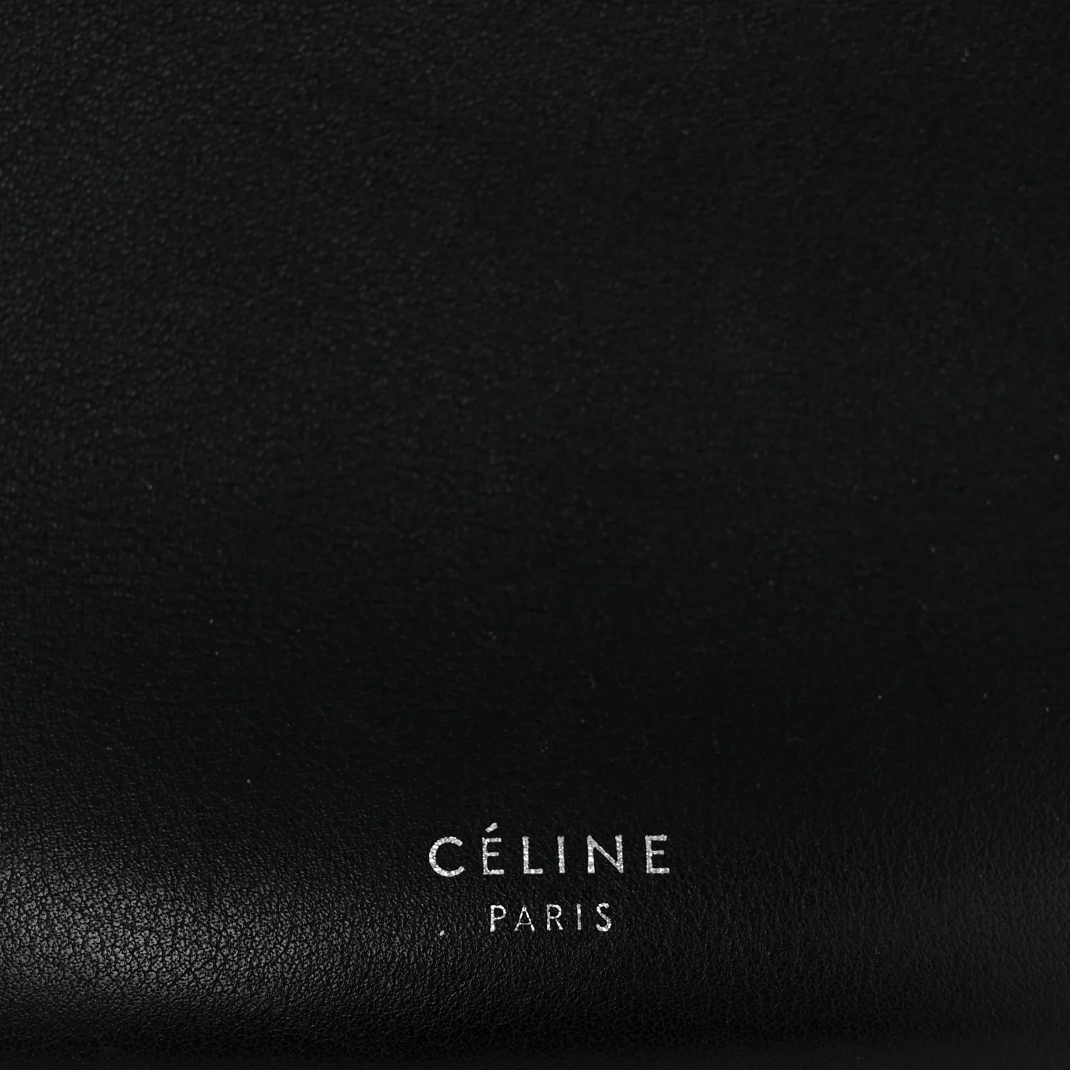 Supple Grained Calfskin Long Strap Big Bag Bucket Black