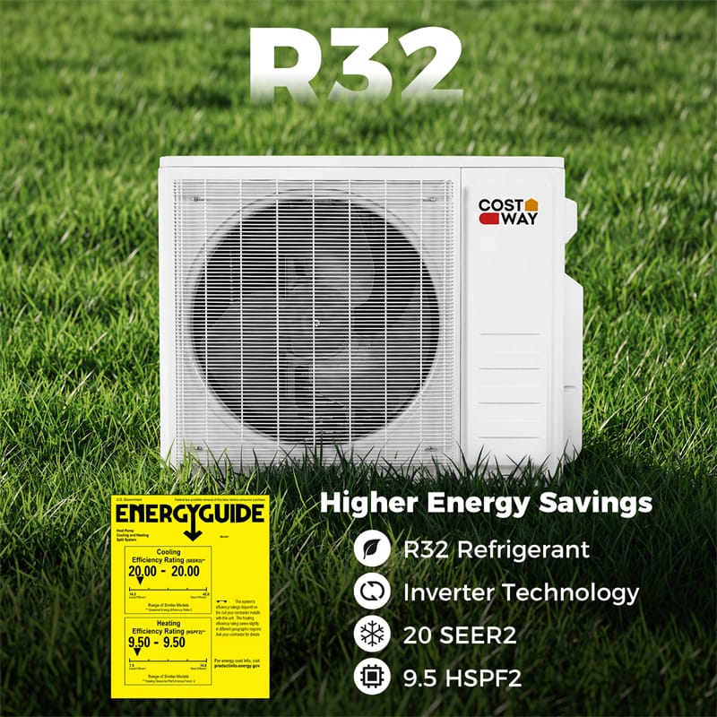 Blast Pro 28000 BTU 3 Zone Mini Split Air Conditioner with Heat Pump, 20 SEER2 WiFi Ductless Inverter Split AC w/ Pre-Charged & Line Set