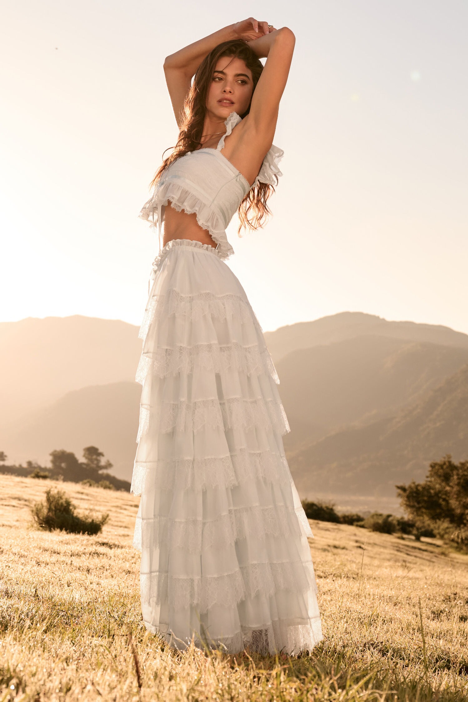 Radena Ruffle Maxi Skirt