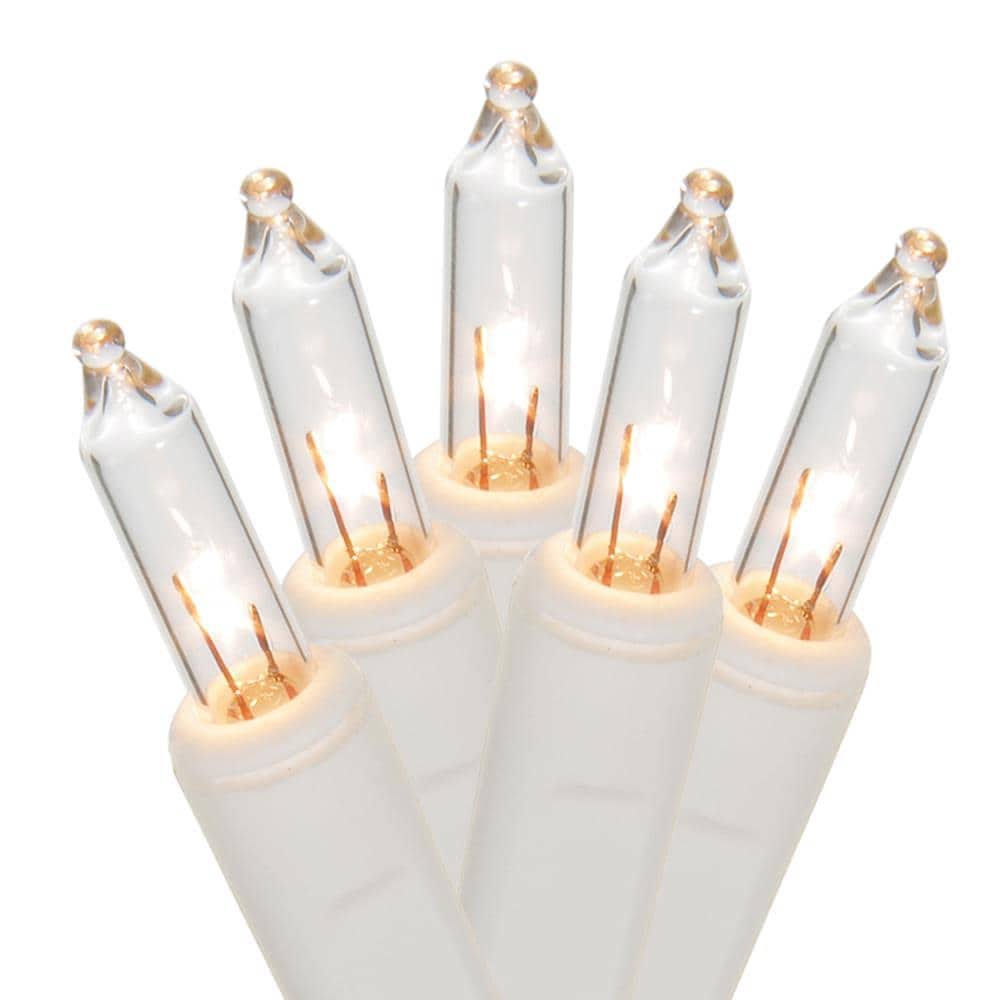 Holiday Living 100-Count 20.62-ft White Incandescent Plug-In Christmas String Lights | L1100119CU12