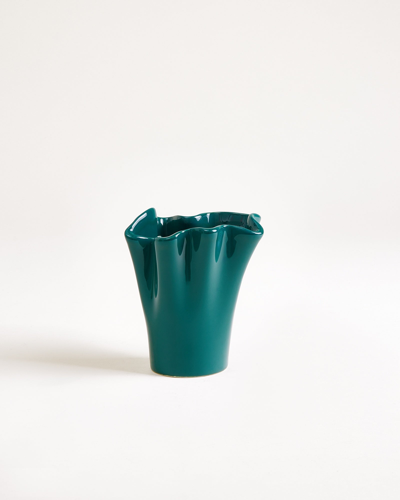 DUNA VASE S DARK GREEN