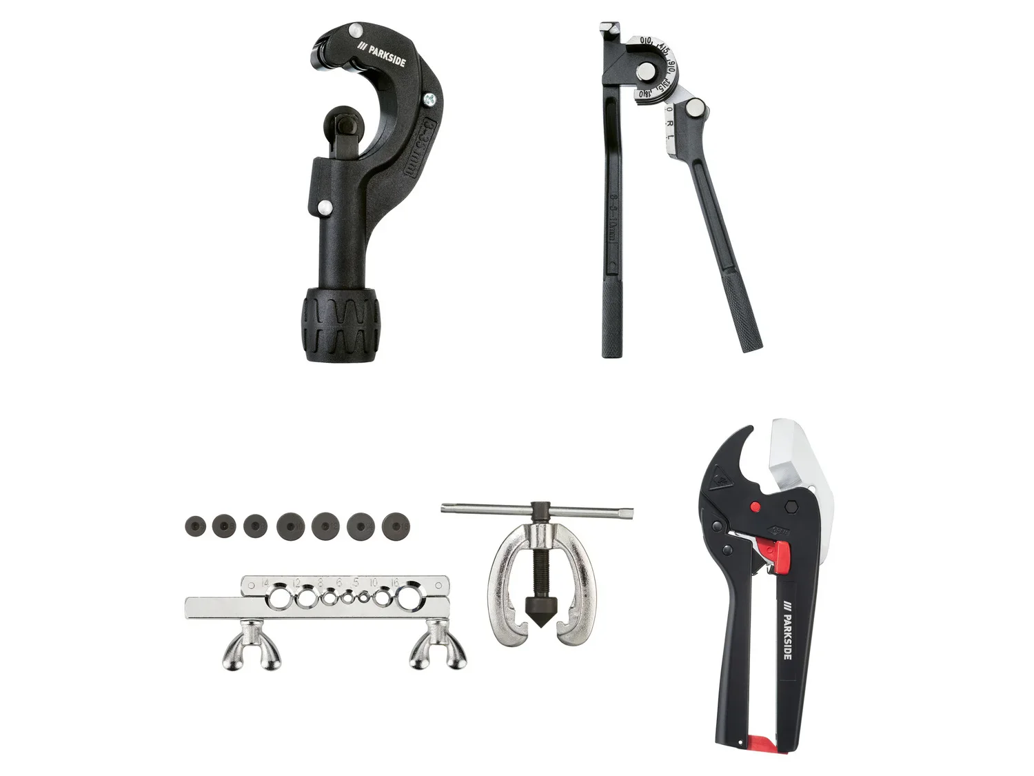 PARKSIDE Coupe-tubes plastique ou coupe-tubes ou pince  cintrer les tubes ou kit d'outils  cintrer double