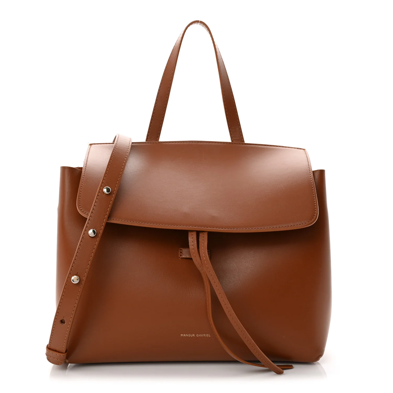 Calfskin Soft Lady Bag Biscotti