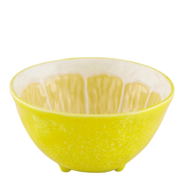 Citron skål 15 cm sitron gul