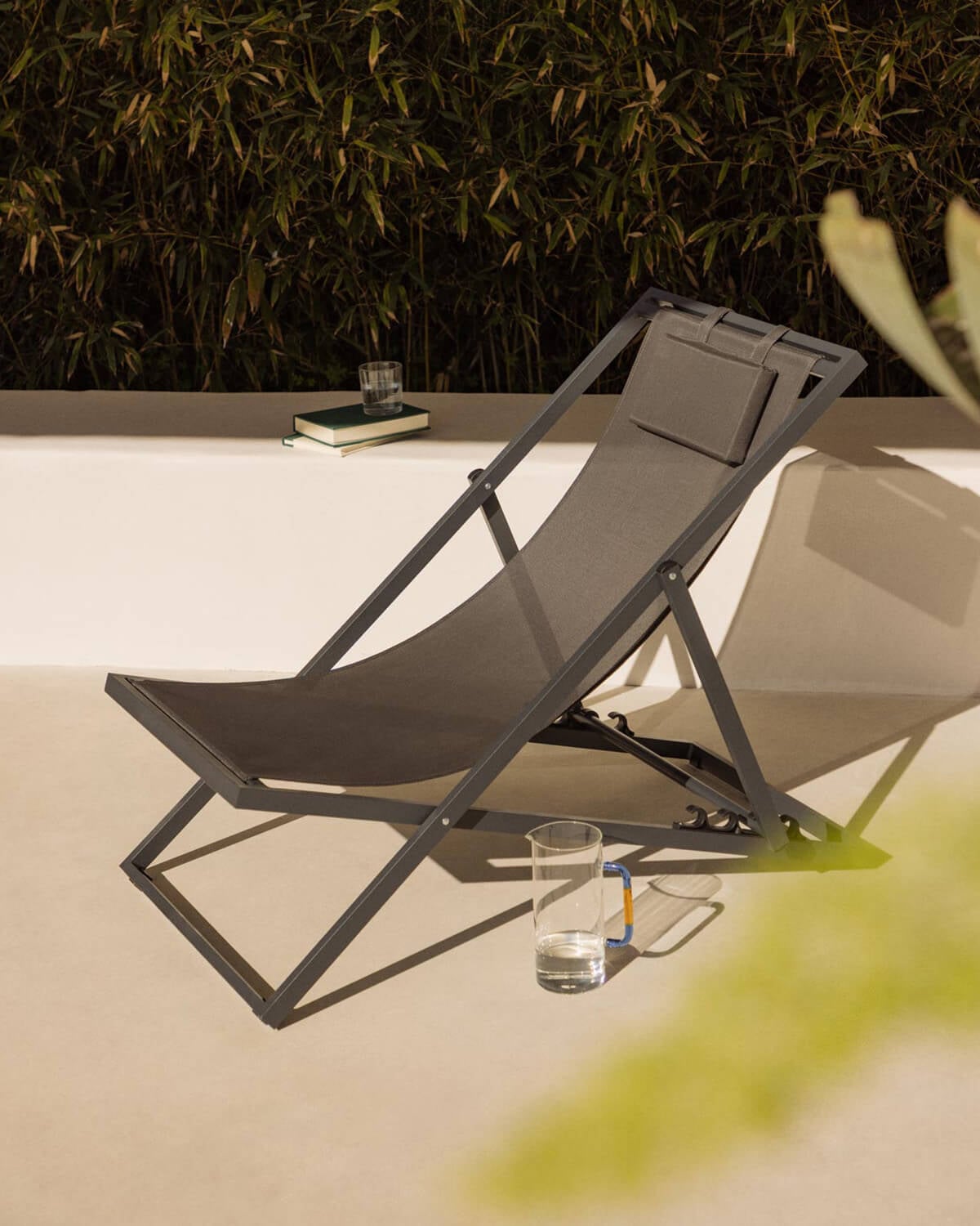 Cancún - Hamaca Reclinable de Aluminio con Cojín Cancún