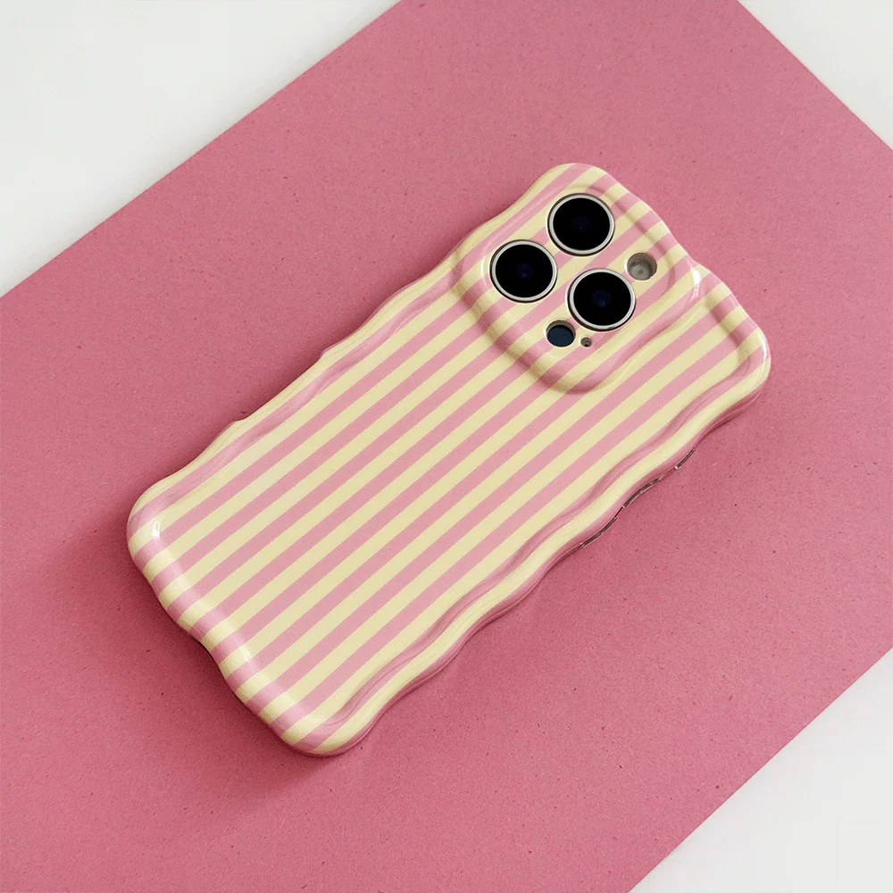 Wavy Phone Case - Pink Lemonade