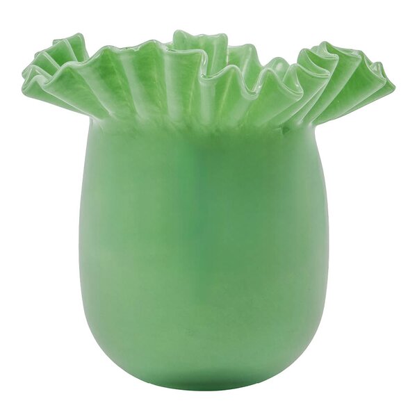 Flee vase 21x20 cm grønn