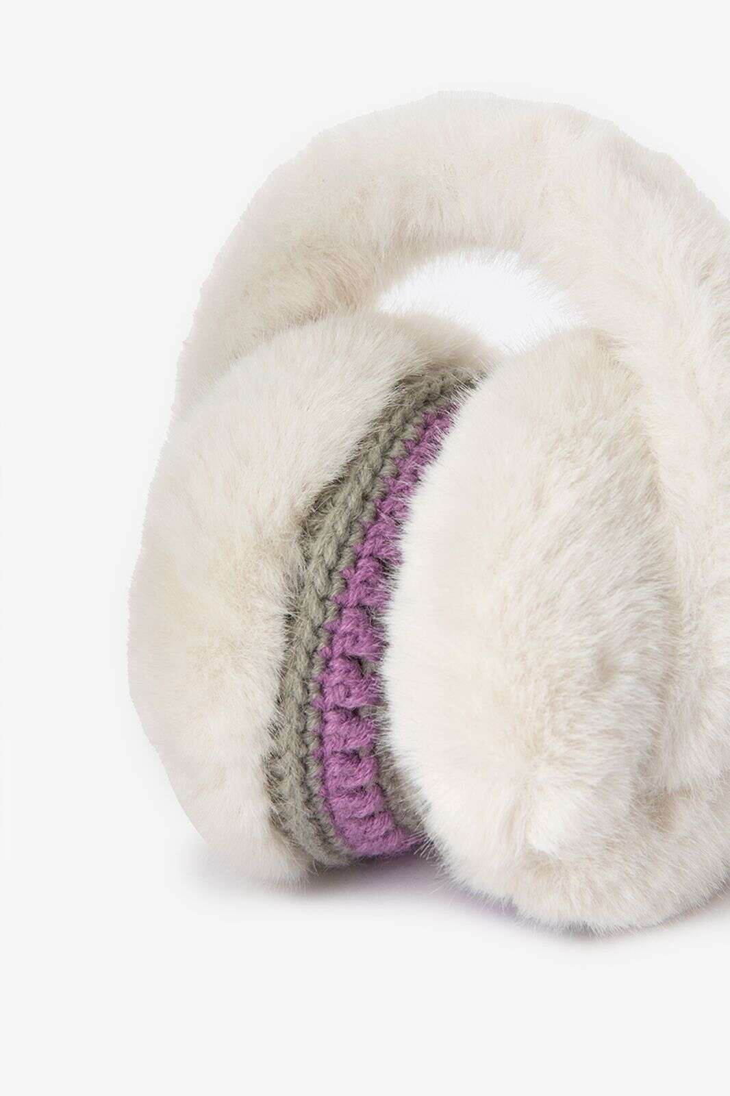 BARTS witte crochet oorwarmers