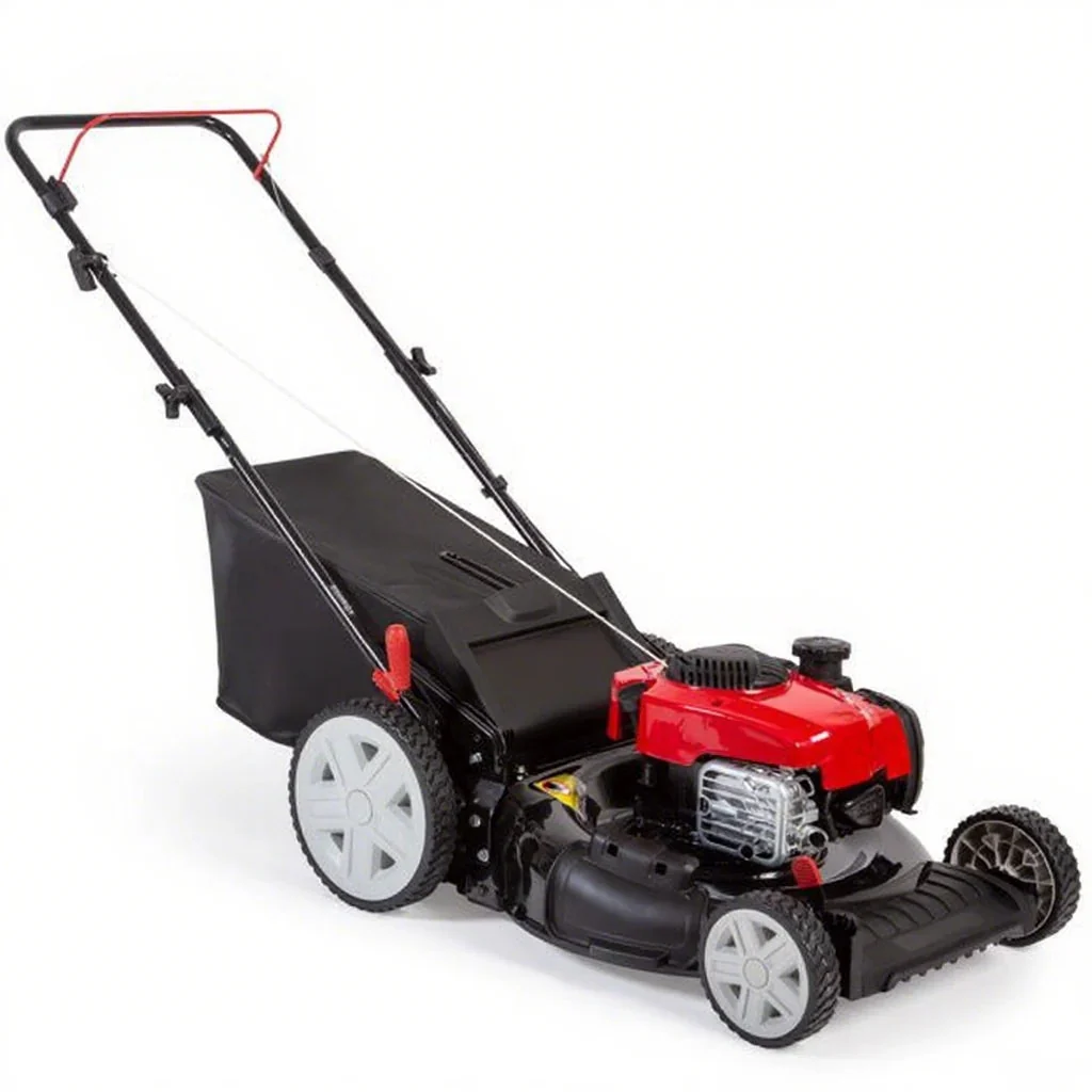 21-INCH 150CC Gas Push Mower with Mow-n-stow