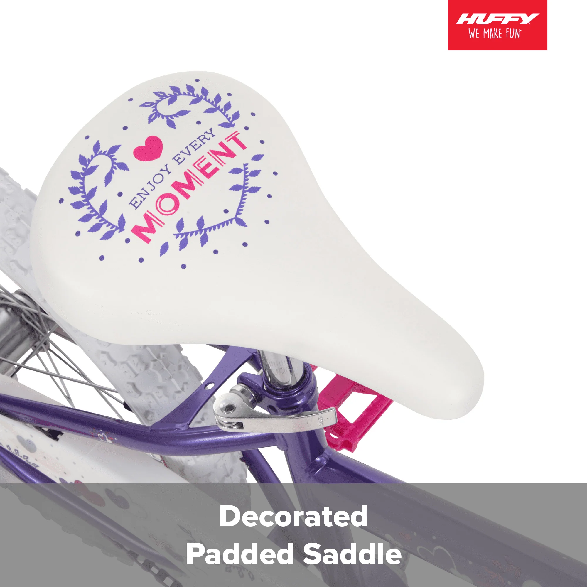 18 in Sea Star Kids Bike for Girls Ages 4 and up,Child, Metallic Purple Image 5