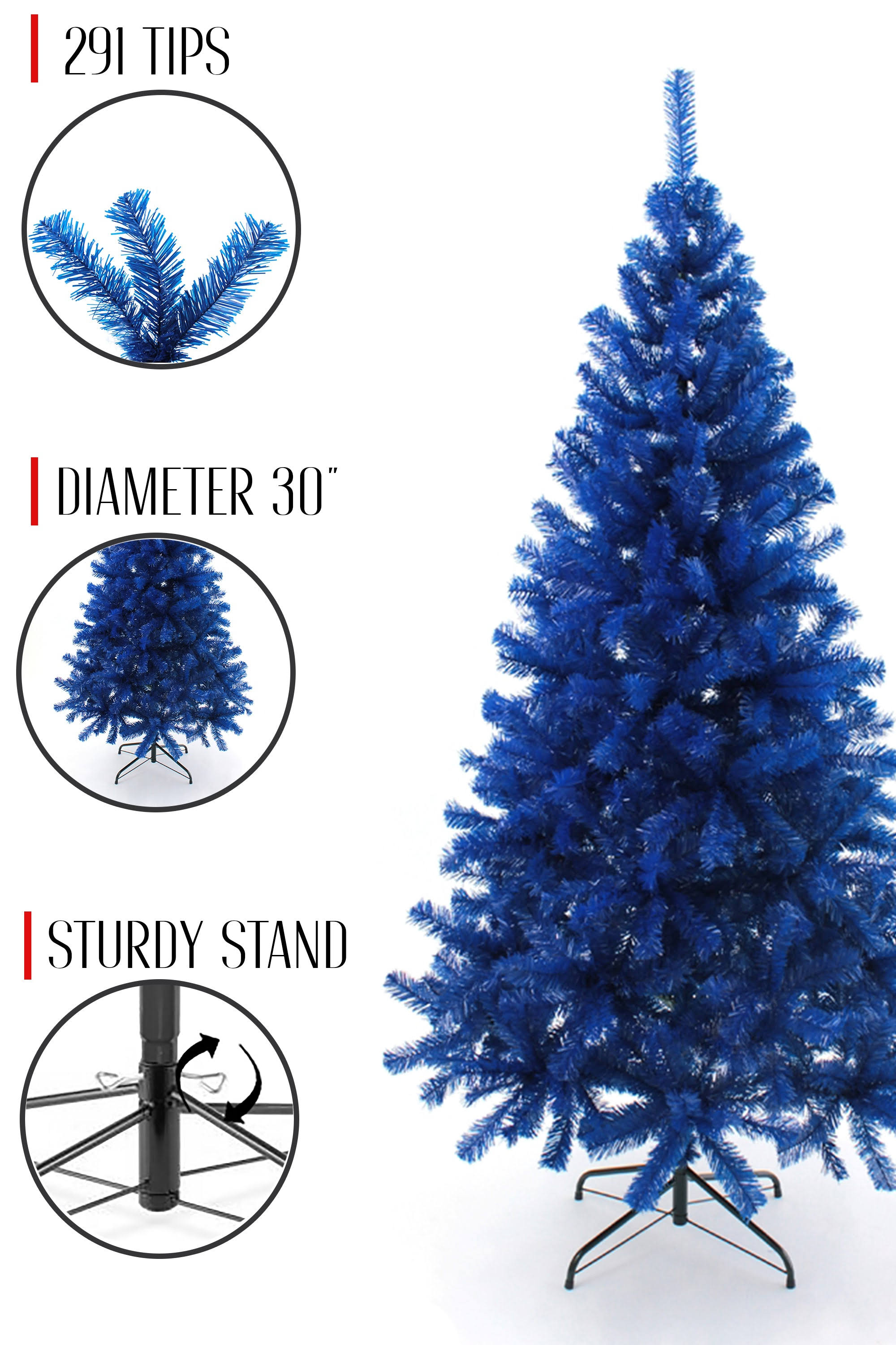 The Perfect PVCL-5 5 ft. PVC Christmas Tree Slim