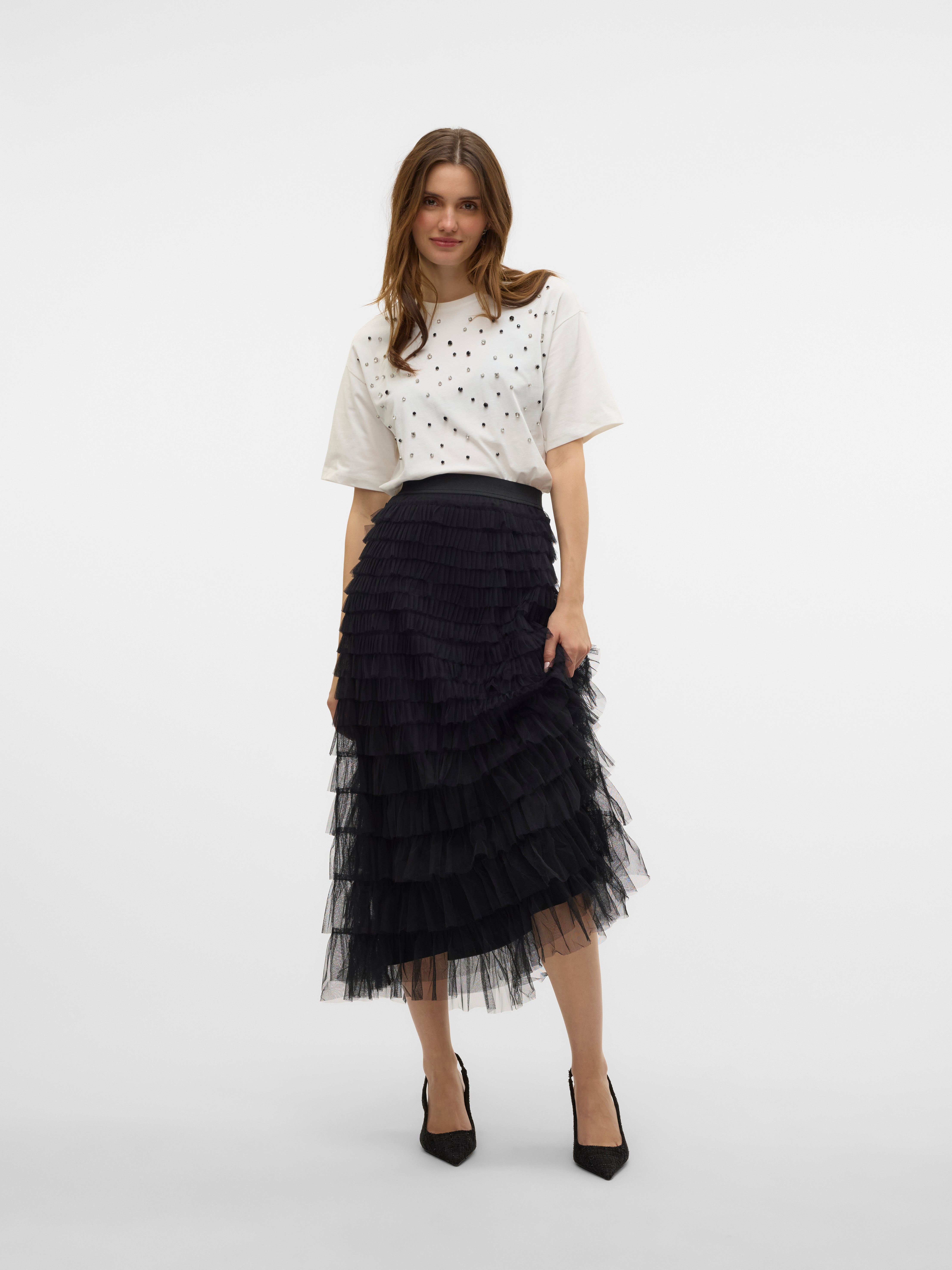 VERO MODA® VMNAJA Mid waist Long skirt