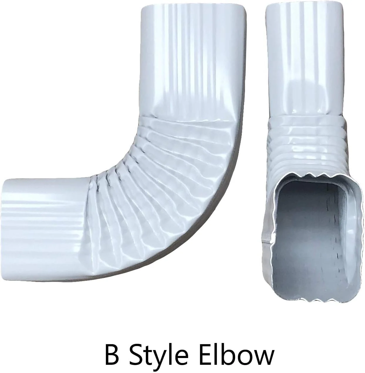 2x3 Aluminum B-Style Downspout Elbow, Terra Bronze (ABE23TB)
