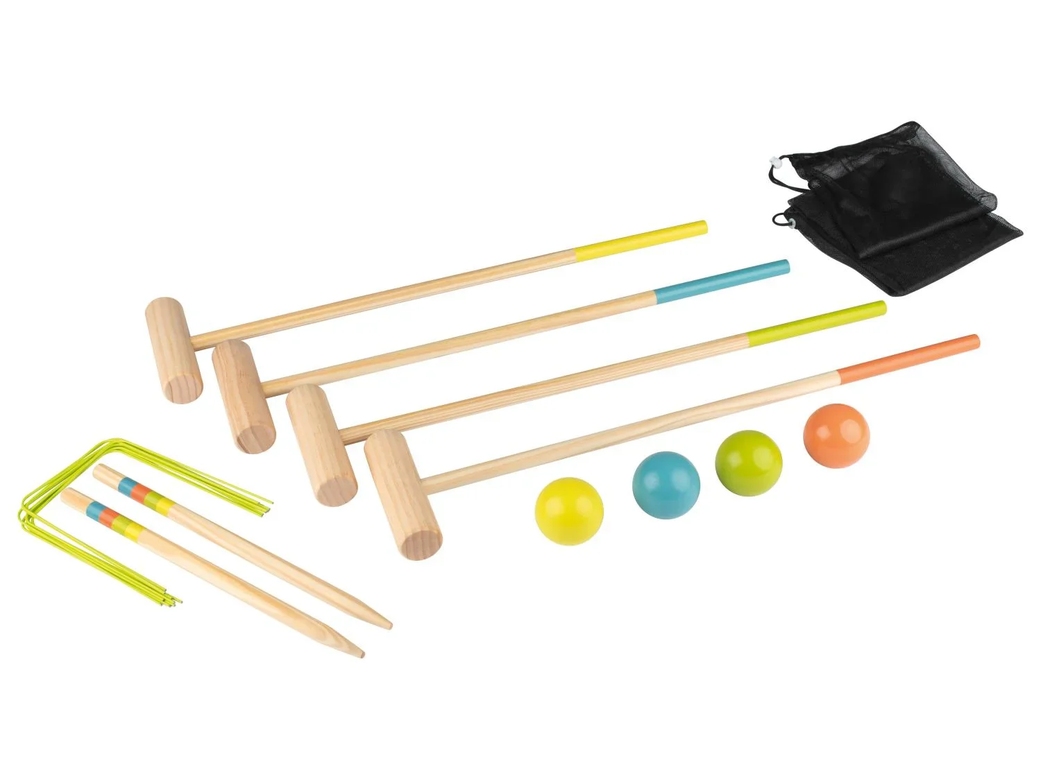lupilu Jeu de quilles animaux ou Jeu de croquet ou Jeu de lancer d'anneaux animaux