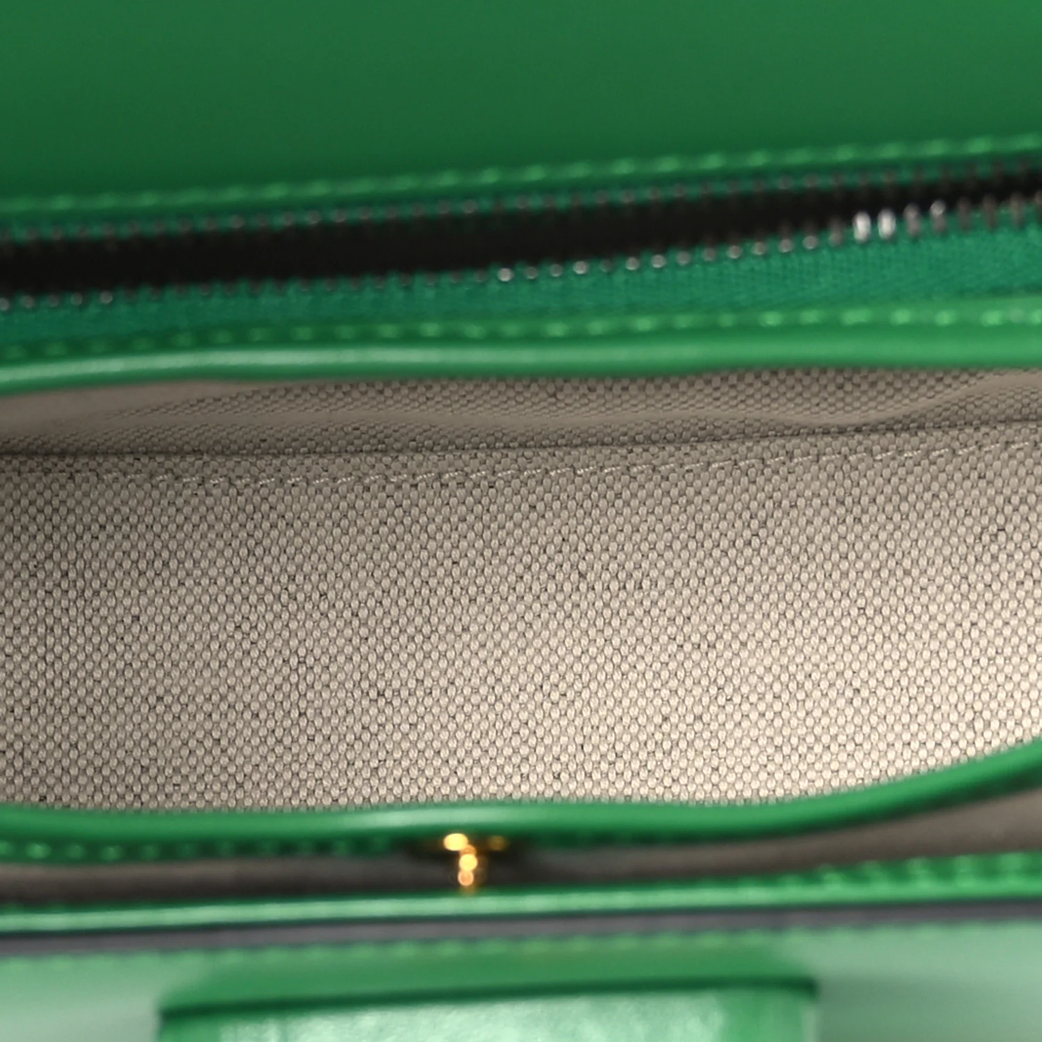 Boarded Dyana Lux Calfskin Web Small Bamboo 1947 Top Handle Bag Spring Green