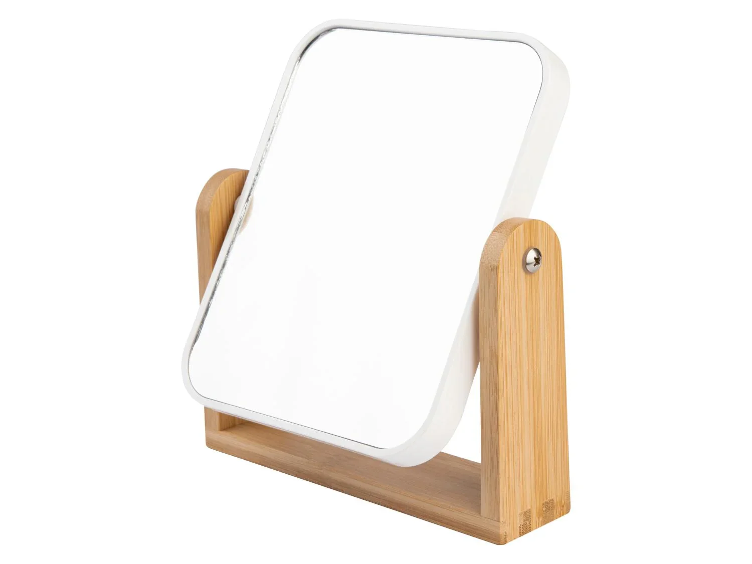 LIVARNO Poubelle de salle de bains ou Miroir grossissant en bambou