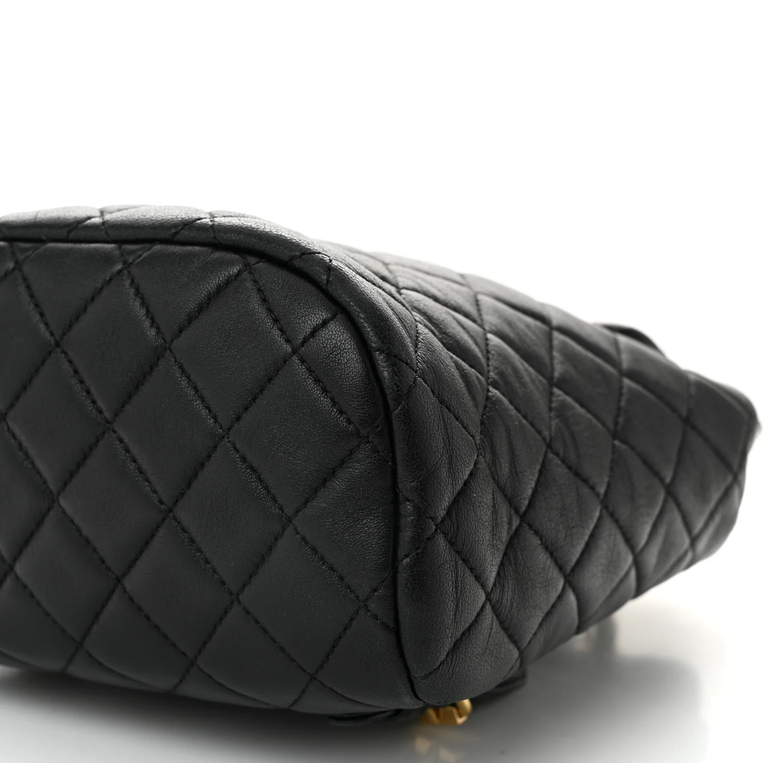 Lambskin Quilted Mini Urban Spirit Backpack Black