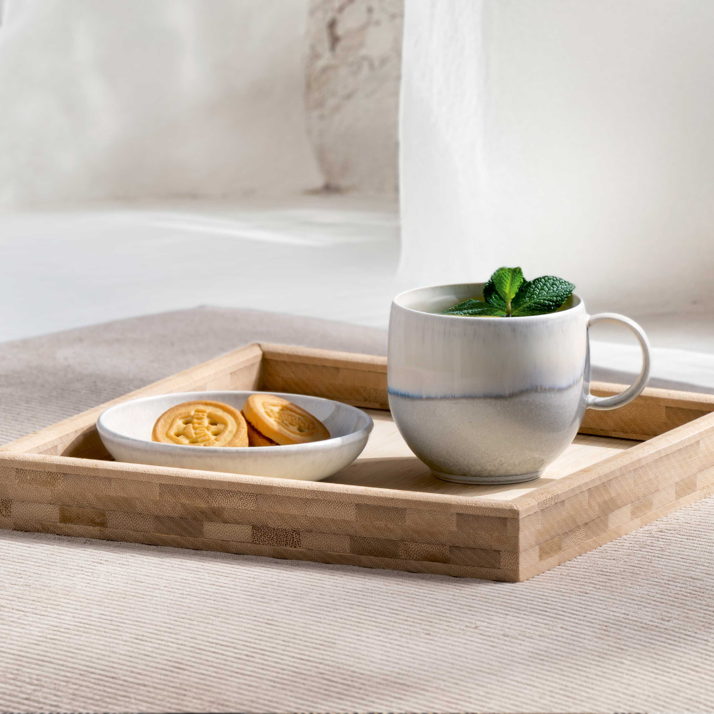 Perlemor Mug - Beige, 7.2 oz, Premium Porcelain