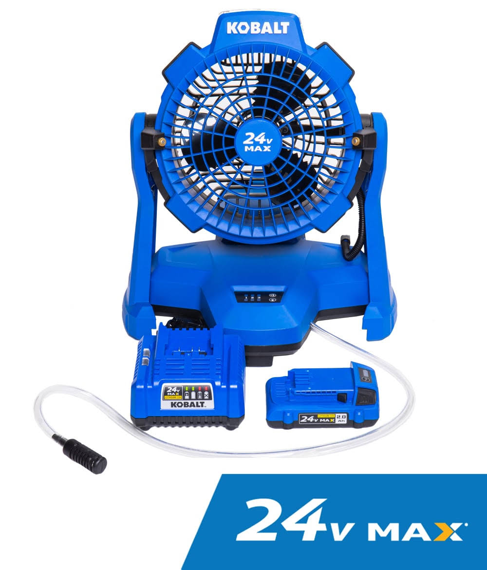 Kobalt 7-in 3-Speed Indoor/Outdoor Misting Stand Fan