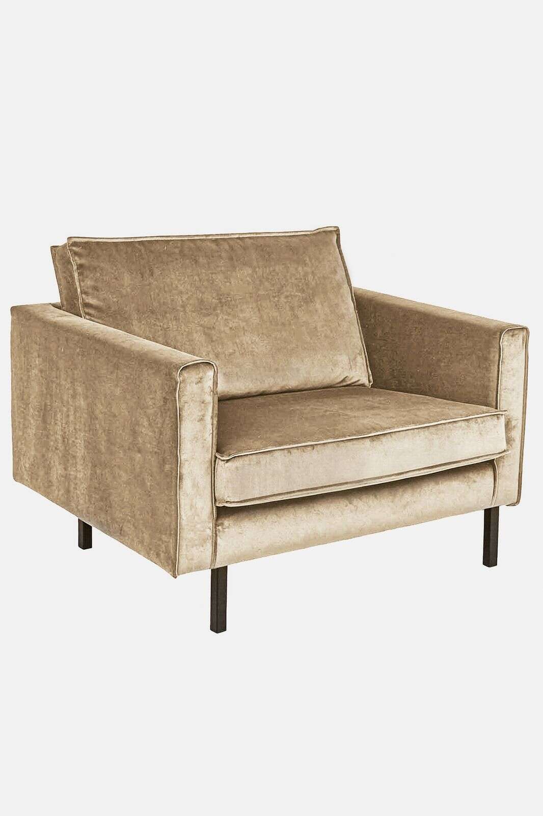 Amsterdam velvet loveseat Juke sand