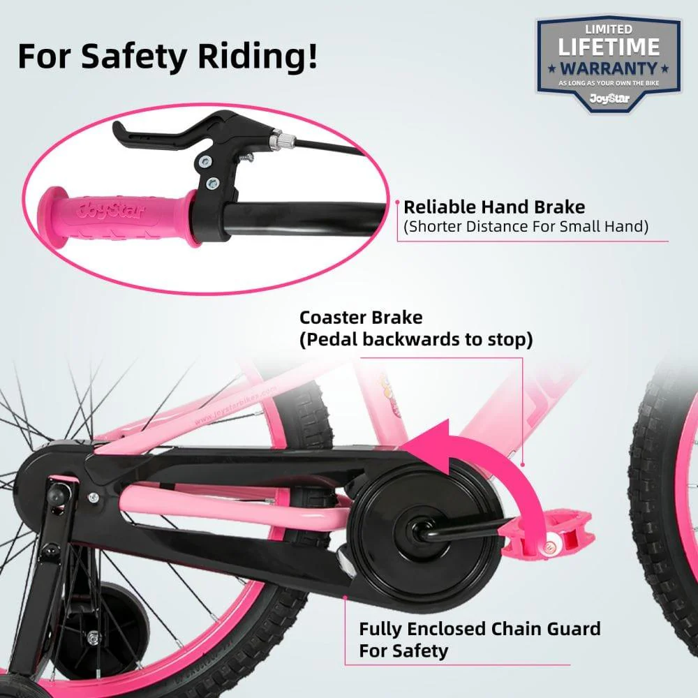 Vélo enfant JOYSTAR NEO 20 pouces avec stabilisateurs