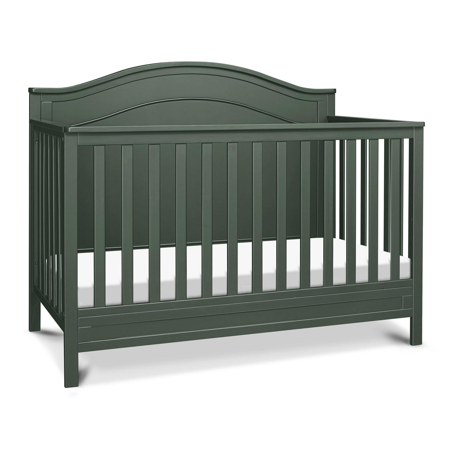 Charlie 4-in-1 Convertible Crib. Greenguard Gold Certified. Forest Green