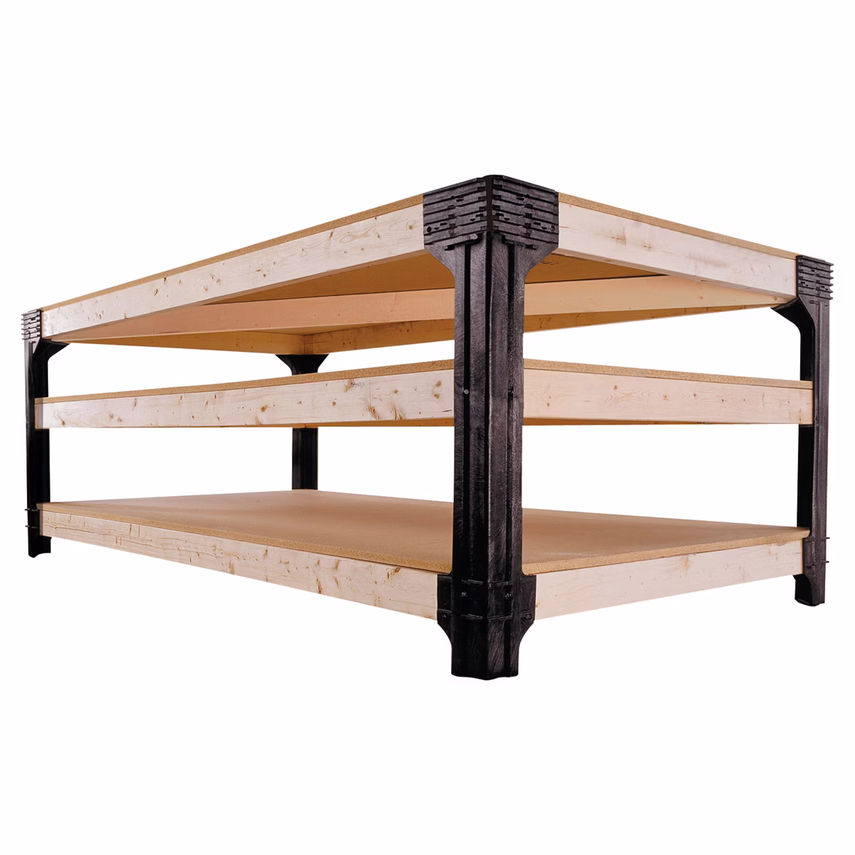 90158 Work Bench Legs Wood Made of Durable Maintenance-Free Struc