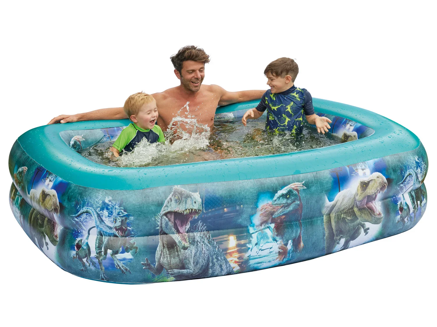 Jurassic World Piscine familiale, 200 x 150 x 50 cm